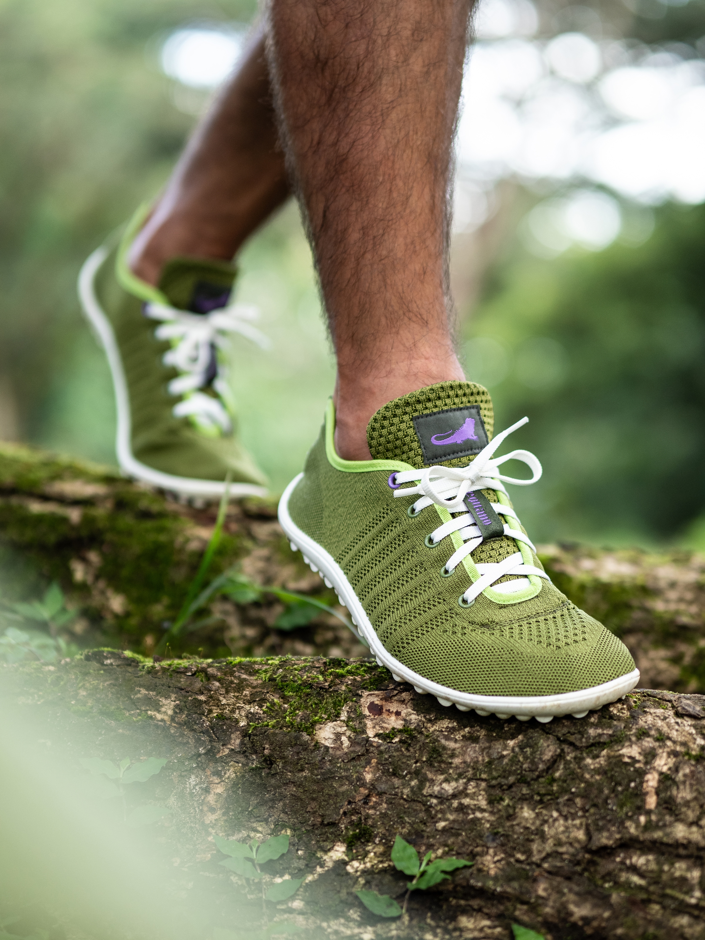 Leguano Chaussures pieds nus »GO«  chaussure de loisirs, chaussure basse, à lacets avec semelle demi-sphère à 360 degrés