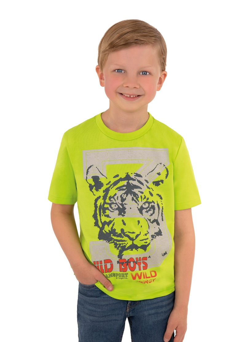 Image of Trigema T-Shirt, mit Tiger-Motiv für Jungen bei Ackermann Versand Schweiz