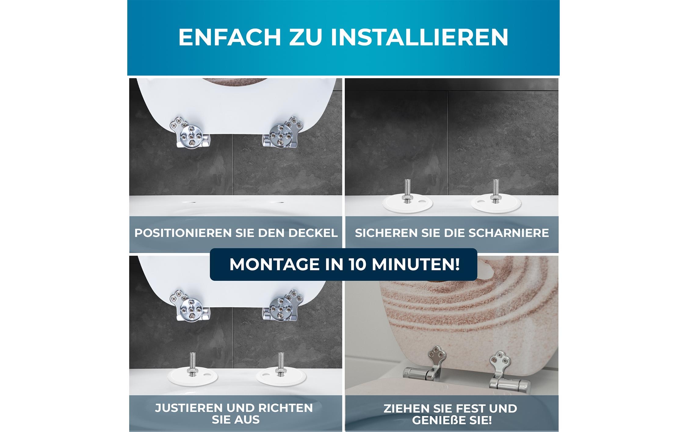   Siège de WC »Benkstein« Holzart: Bambus (China)