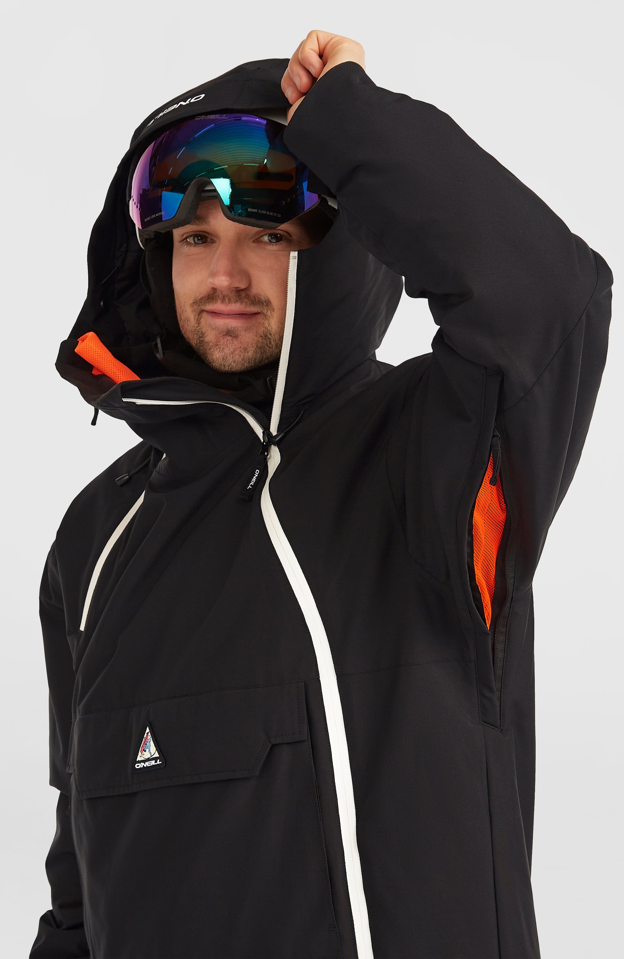 O'Neill Veste de ski »FWC'PLAY ASYMMETRIC SNOW JACKET« 1 cuis tlg.
