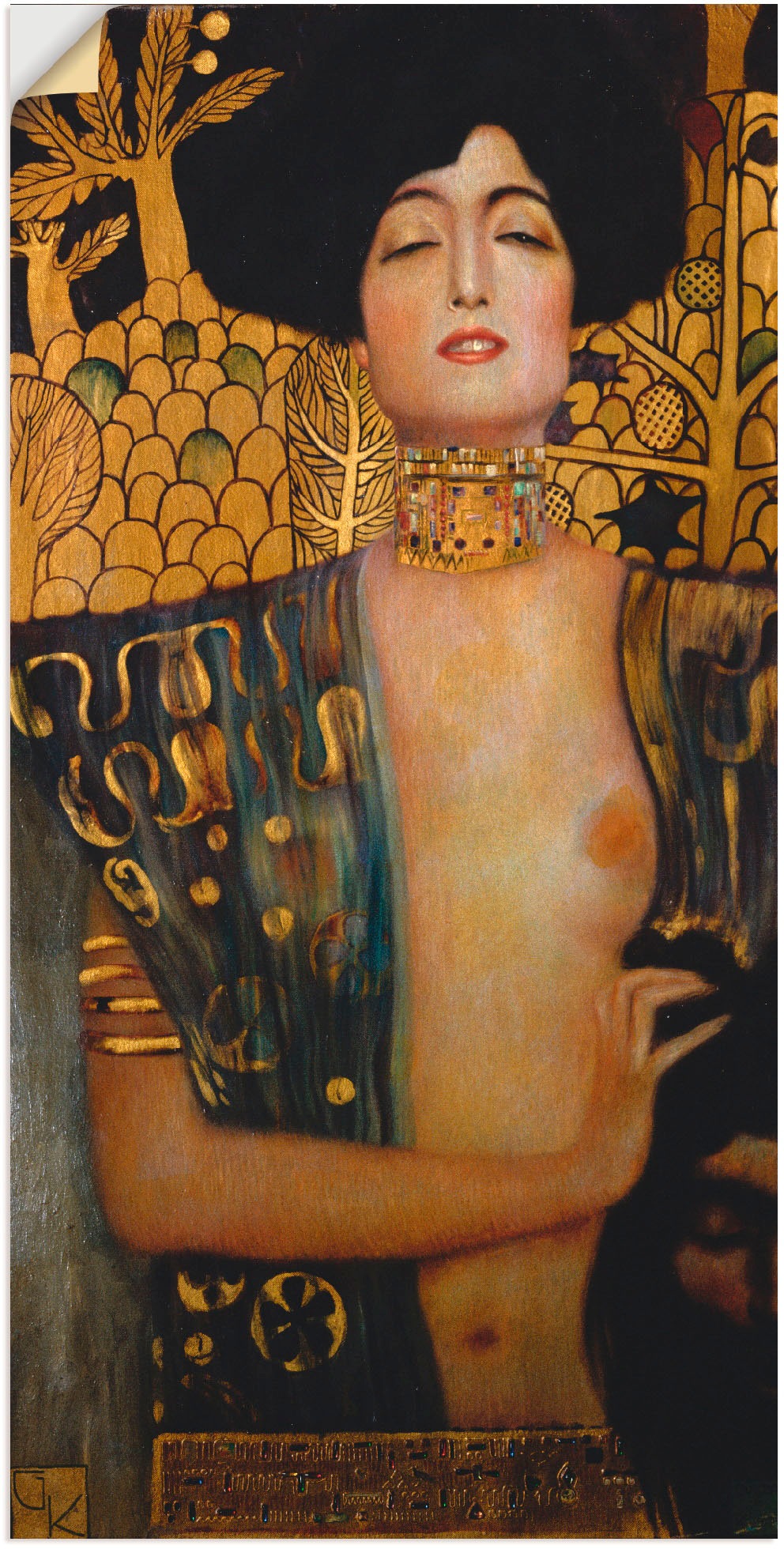 Image of Artland Wandbild »Judith I., 1901«, Frau, (1 St.), in vielen Grössen & Produktarten -Leinwandbild, Poster, Wandaufkleber / Wandtattoo auch für Badezimmer geeignet bei Ackermann Versand Schweiz