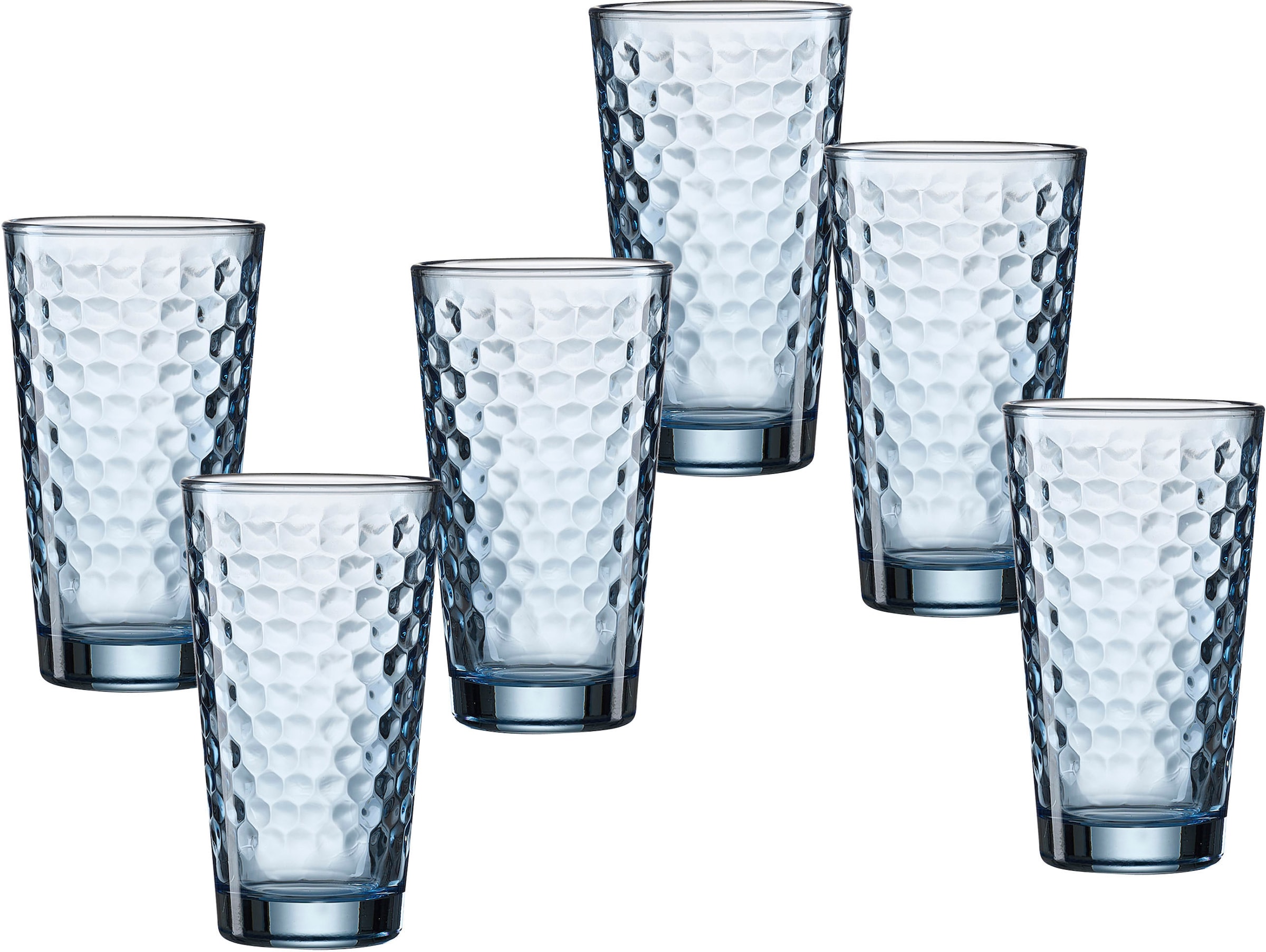 Longdrinkglas »Favo, 6-teilig«, (Set, 6 tlg.), 350 ml