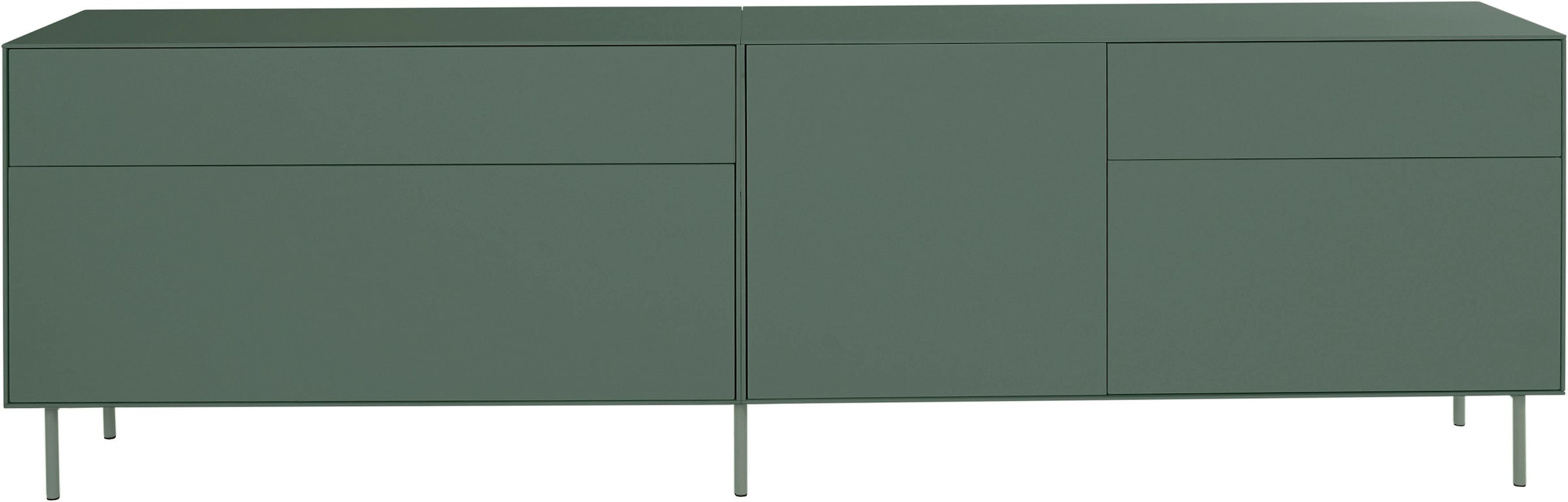 LeGer Home by Lena Gercke Lowboard »Essentials«, (2 St.), Breite: 239cm, MDF lackiert, Push-to-open-Funktion