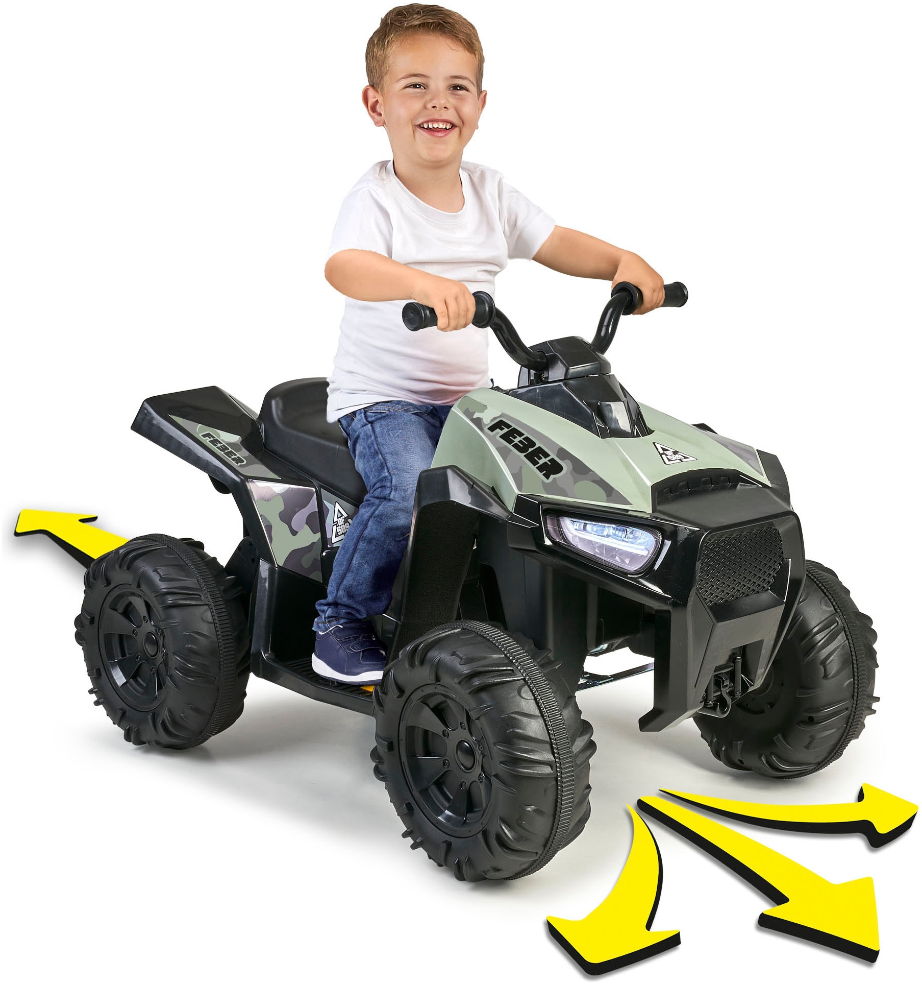 Feber® Elektro-Kinderquad »Boxer CE« ab 3 Jahren bis 30 kg