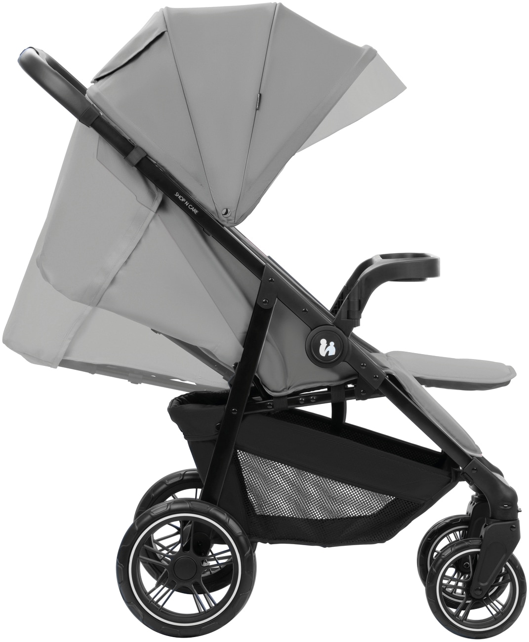 Hauck Kinder-Buggy »Shop N Care, Grey« 22 kg bis 22 kg belastbar; kompatibel mit Babyschale