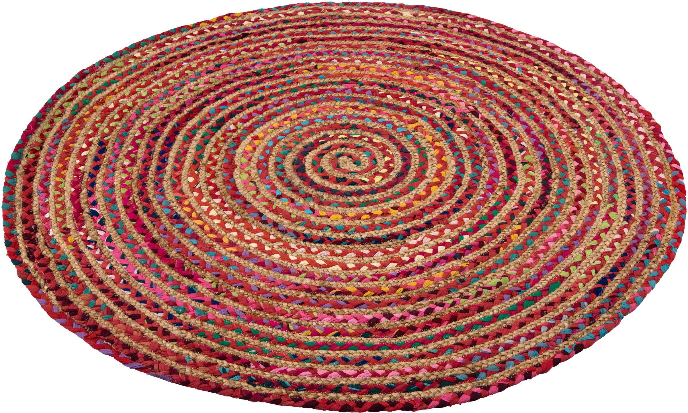 Image of Home affaire Orientteppich »River«, rund, 5 mm Höhe, Wendeteppich, Teppich rund, ideal im Wohnzimmer & Schlafzimmer bei Ackermann Versand Schweiz