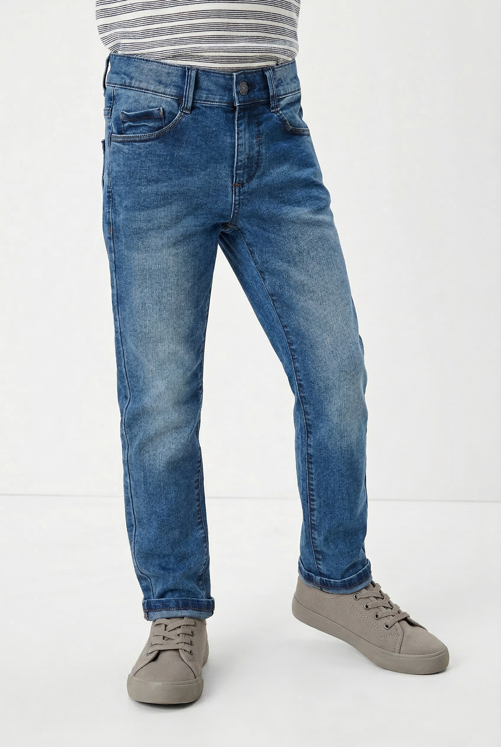 Image of s.Oliver Junior Regular-fit-Jeans mit authentischer Waschung