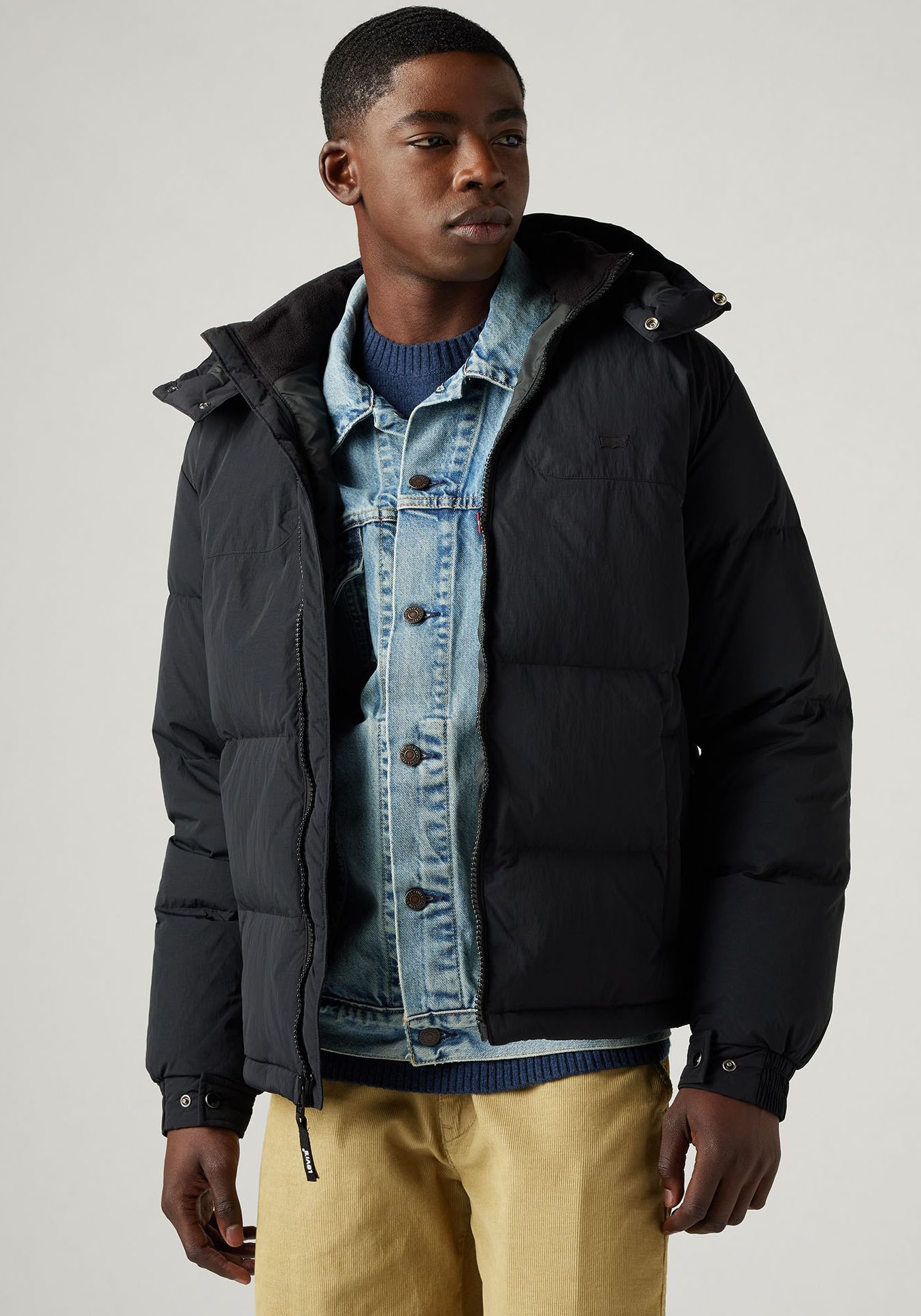 Steppjacke »ROCKRIDGE SHORT PUFFER«, mit Kapuze