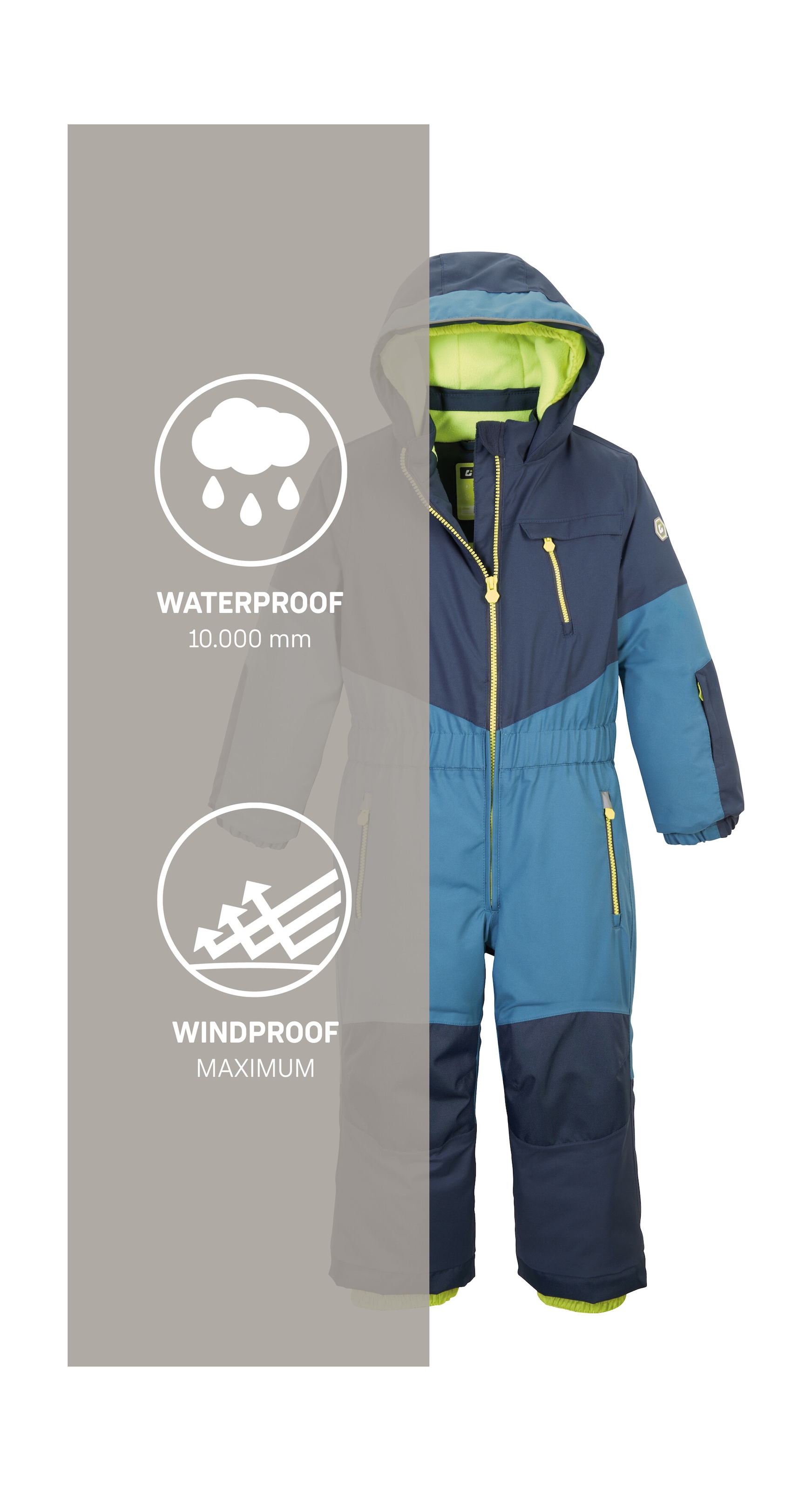 Killtec Combinaison »KW 89 MNS ONPC« Skioverall, wind-u wasserdicht, mitwachsend