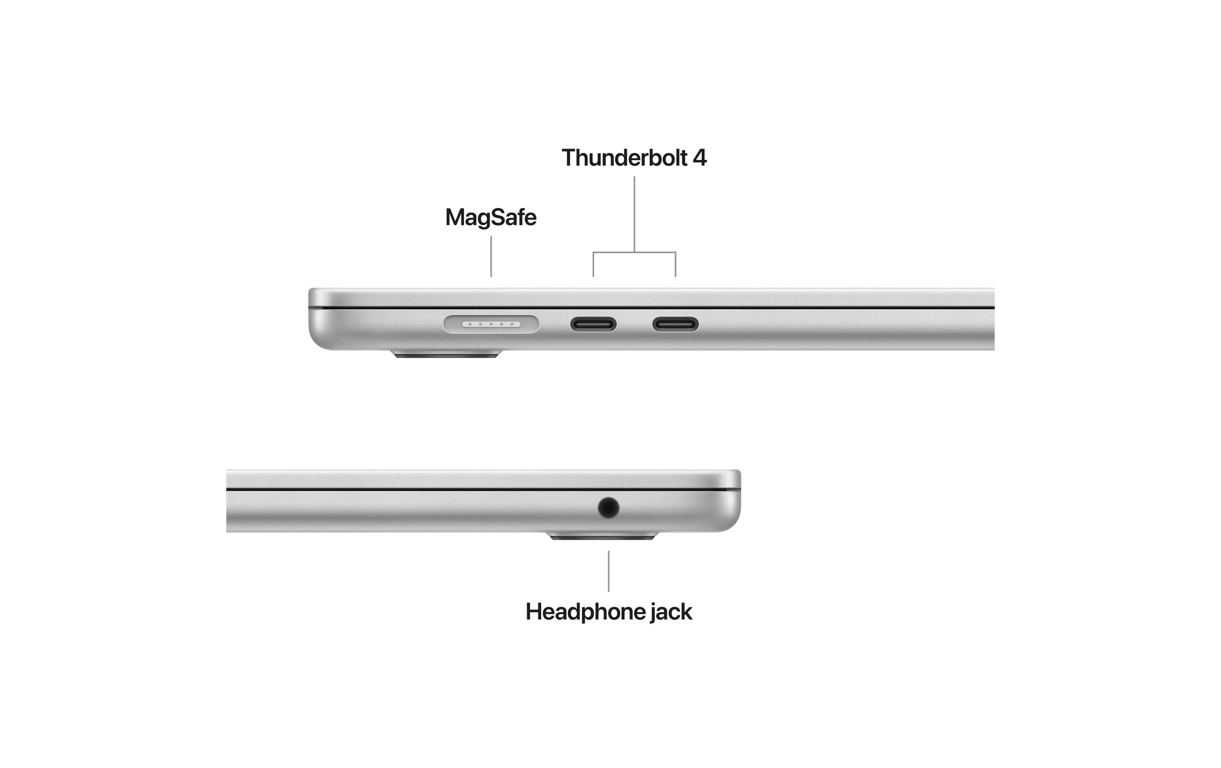 Apple Ordinateur portable »MacBook Air 15 2026 M5 10C GPU« 38,862 cm / 15,3 ″ Apple M5 512 Go SSD Integrierte NPU (Neural Processing Unit)