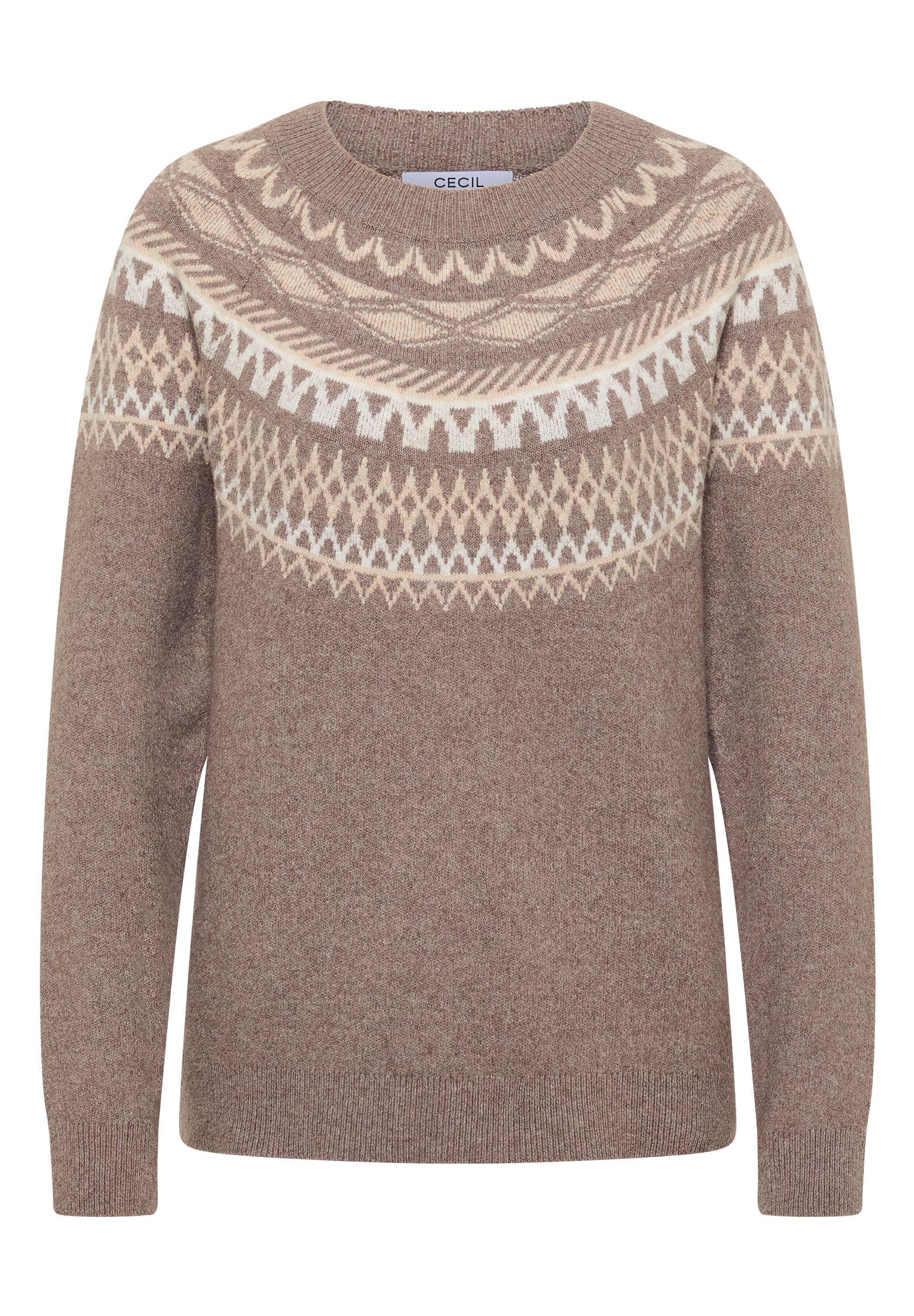 Cecil Strickpullover mit Norweger-Muster