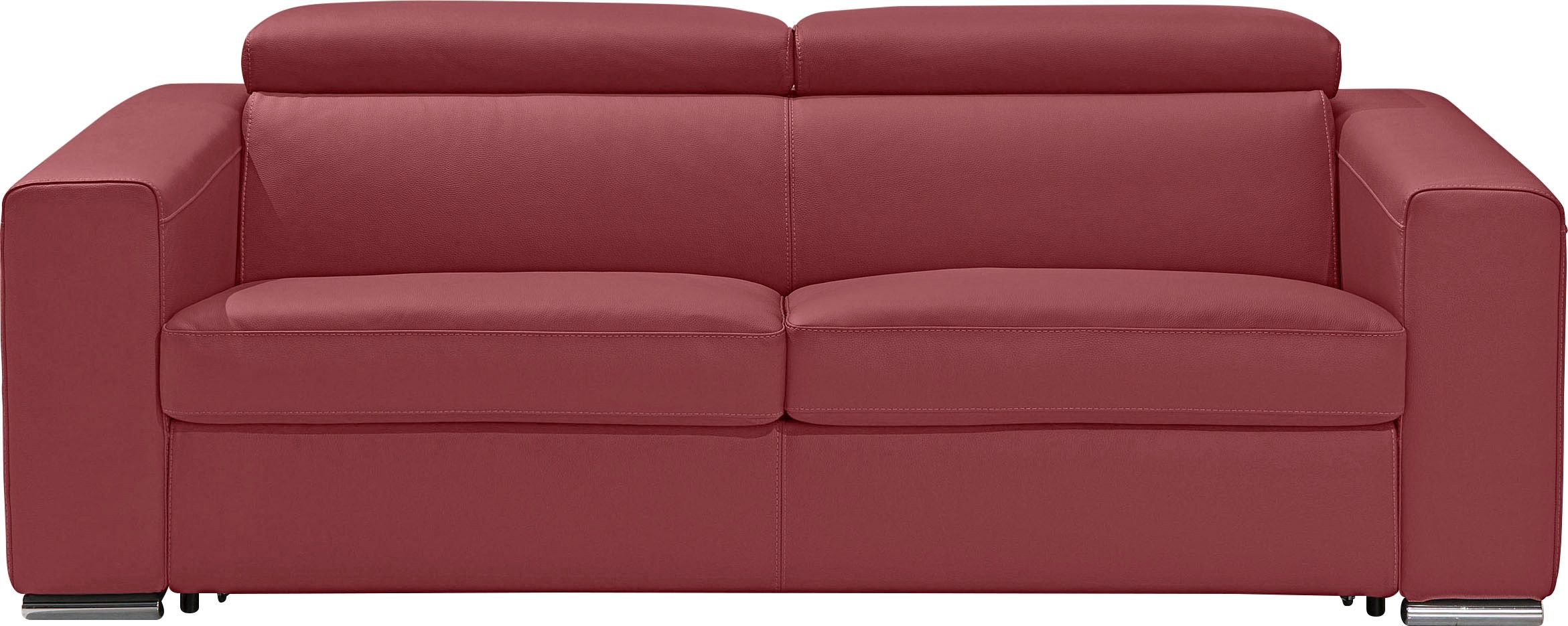 Image of Egoitaliano Schlafsofa »Cabiria«, Sofa inkl. Schlaffunktion, Kopfteile verstellbar, mit Metallfüssen bei Ackermann Versand Schweiz