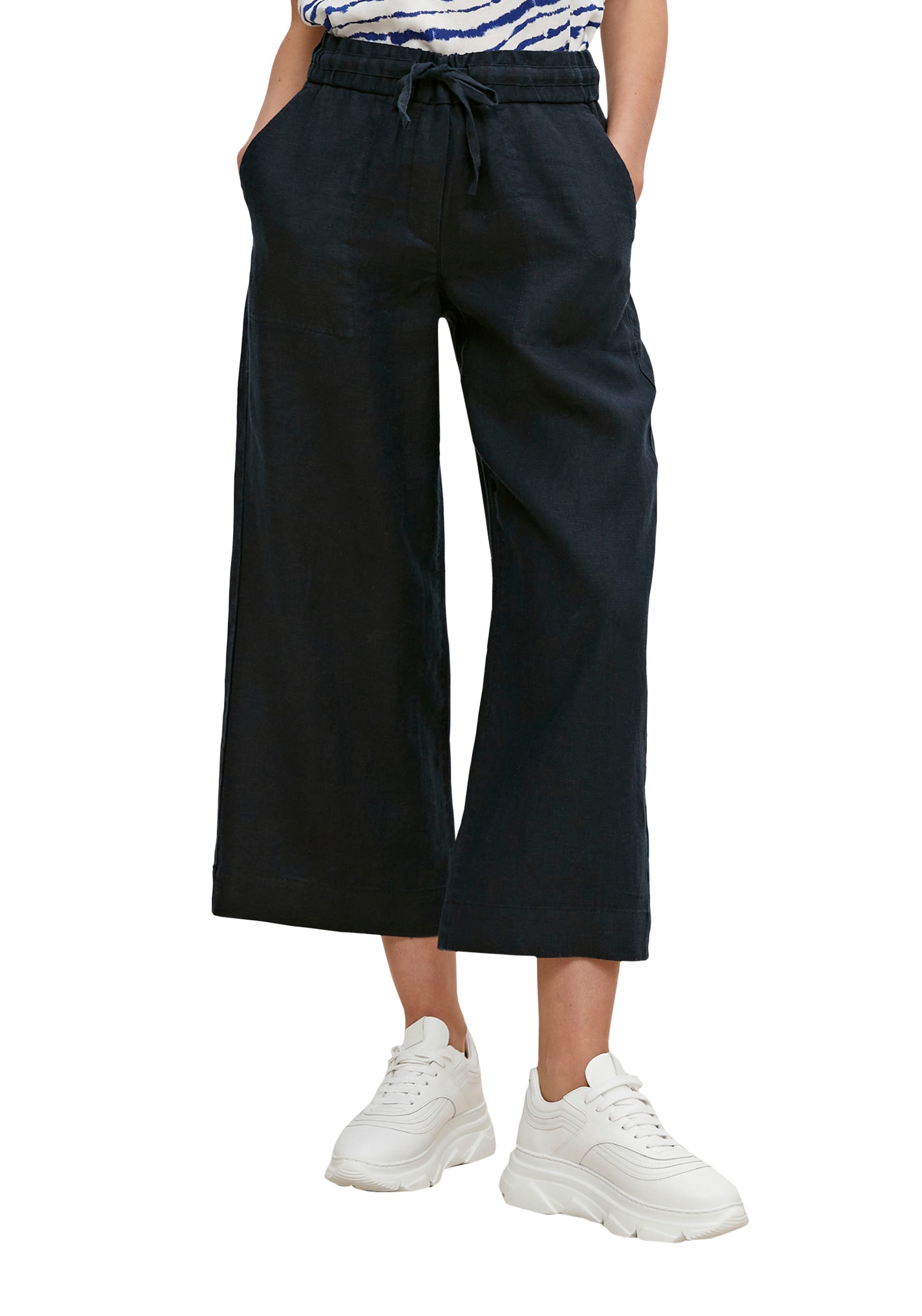 Image of Comma Culotte, aus Leinen, mit Tunnelzug bei Ackermann Versand Schweiz