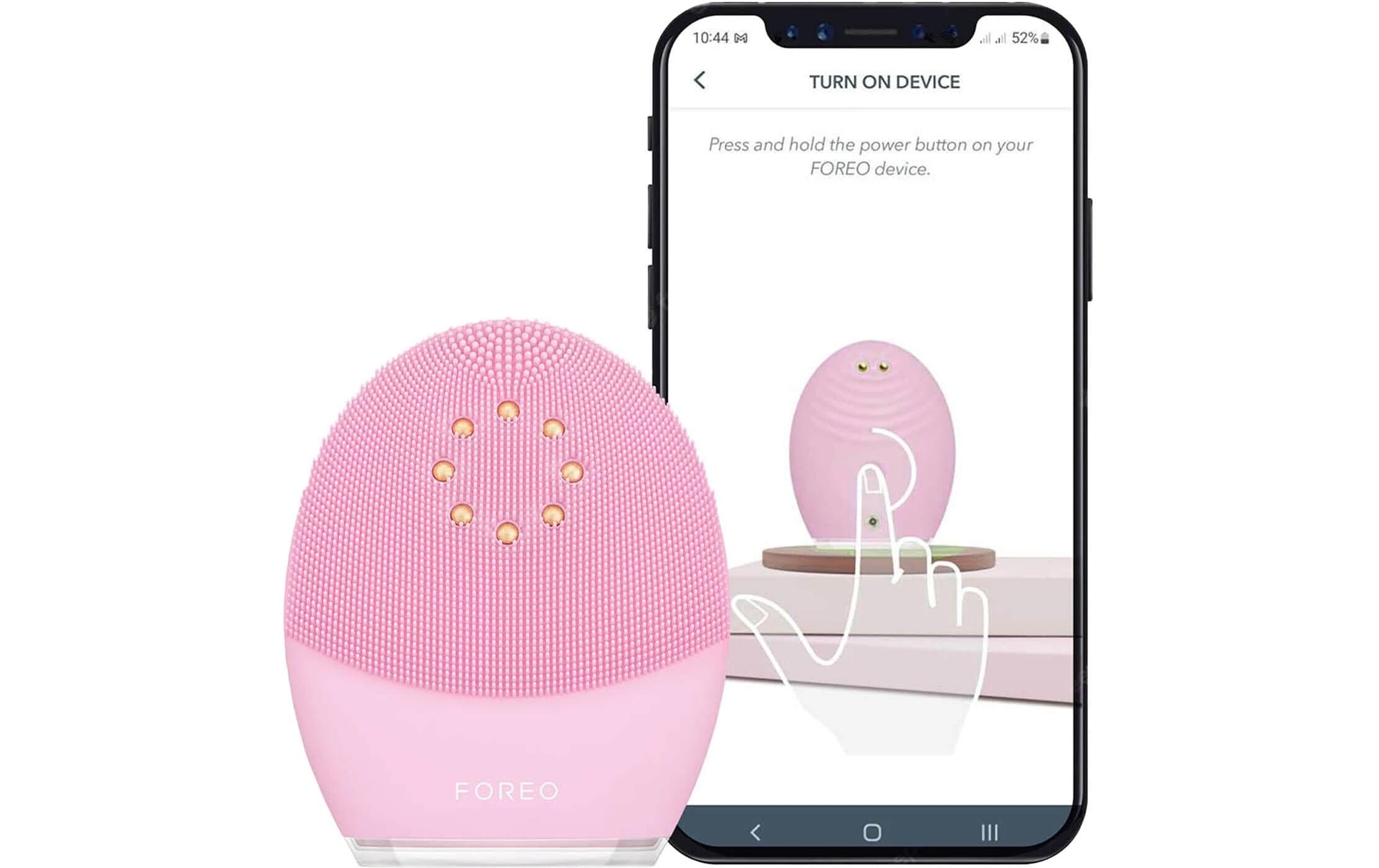 FOREO Elektrische Gesichtsreinigungsbürste »LUNA 3 Plus normale Haut« Intelligente Reinigungs- und Straffungsbürste für das Gesicht