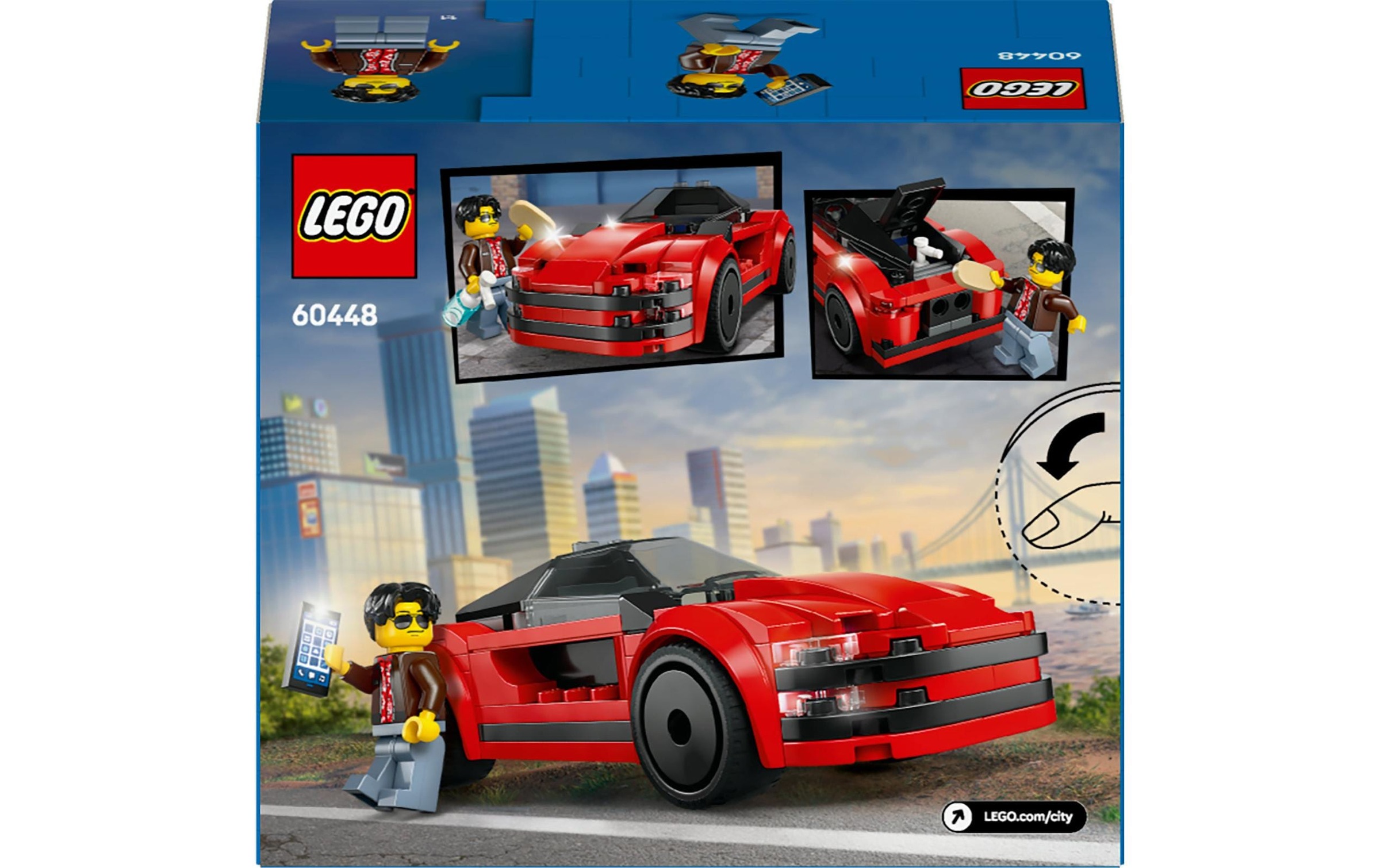 LEGO® Spielbausteine »City Roter Sportwagen 60460«, (109 St.)