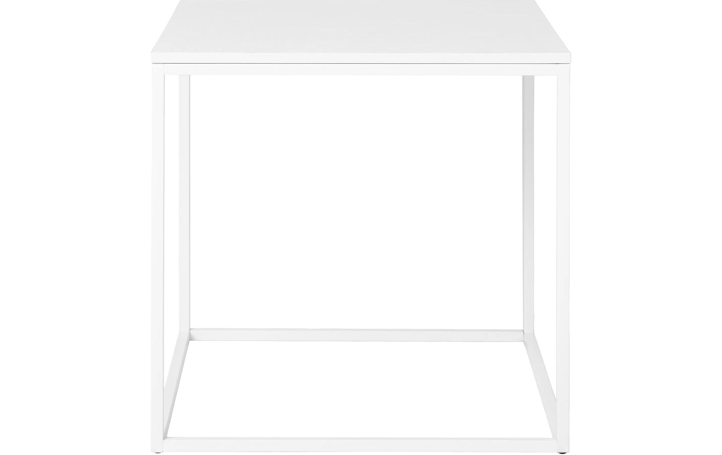 House Nordic Beistelltisch »Vita 45 x 45 cm Weiss«