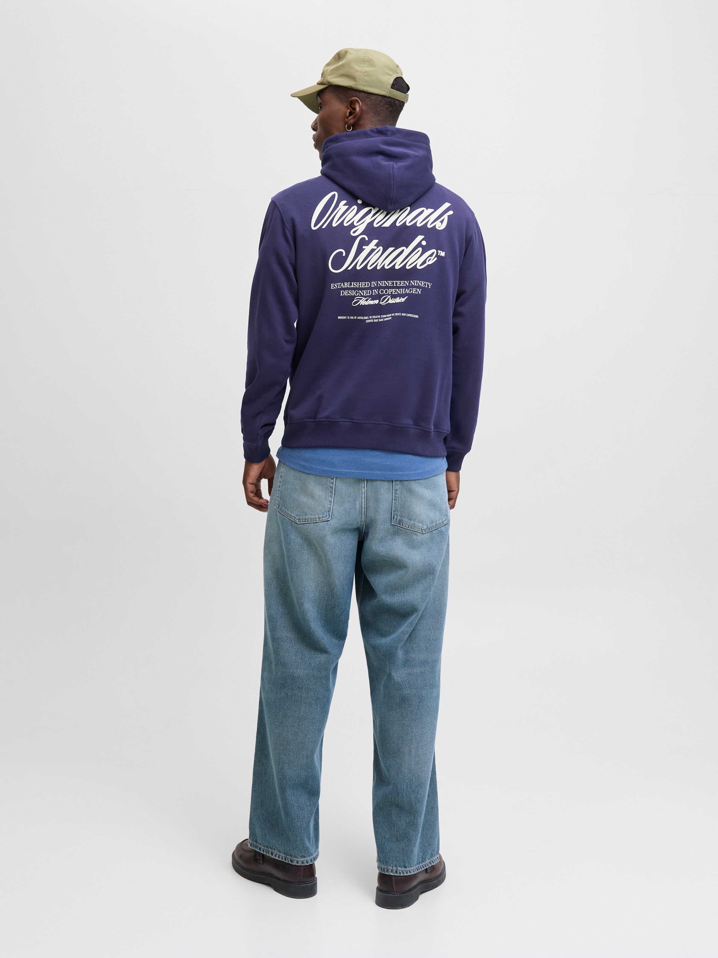 Jack & Jones Kapuzensweatshirt »JORNORREBRO TYPO BACK SWEAT HOOD SN«