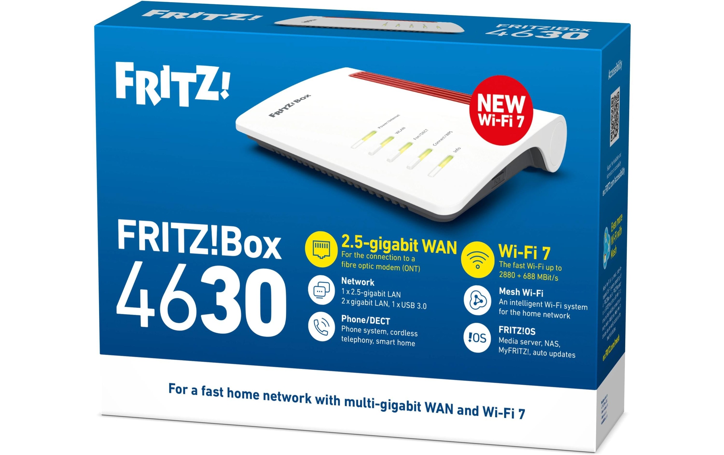   WLAN-Router »FRITZ! Dual-Band WiFi Router FRITZ!Box 4630 Int.«