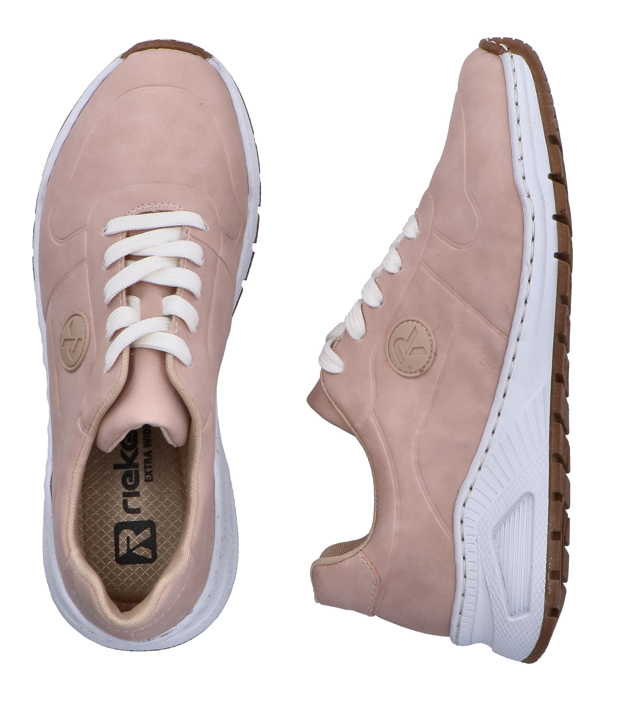 Rieker Sneakers  avec semelle intérieure MemoSoft, chaussure de loisir, chaussure basse, chaussure à lacets