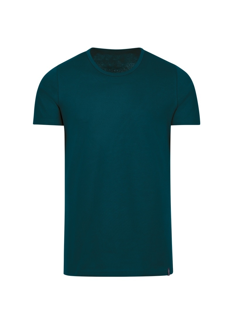 Trigema T-Shirt »TRIGEMA T-Shirt Commander confortablement Baumwolle/Elastan« aus