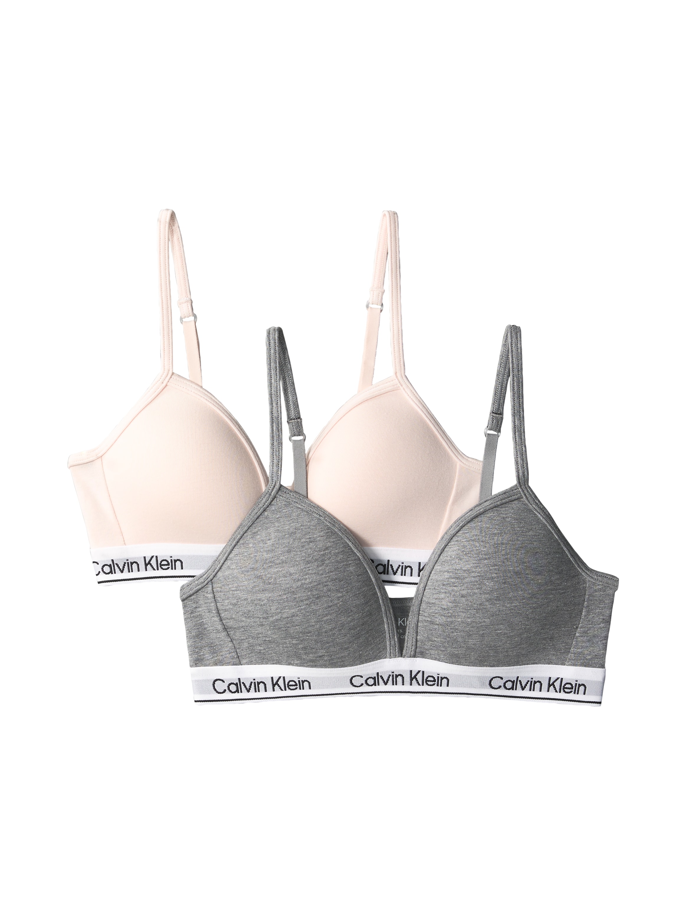 Image of Calvin Klein Underwear Triangel-BH "2PK TRIANGLE" Packung, 2er-Pack, 2 Stk. mit Logobund