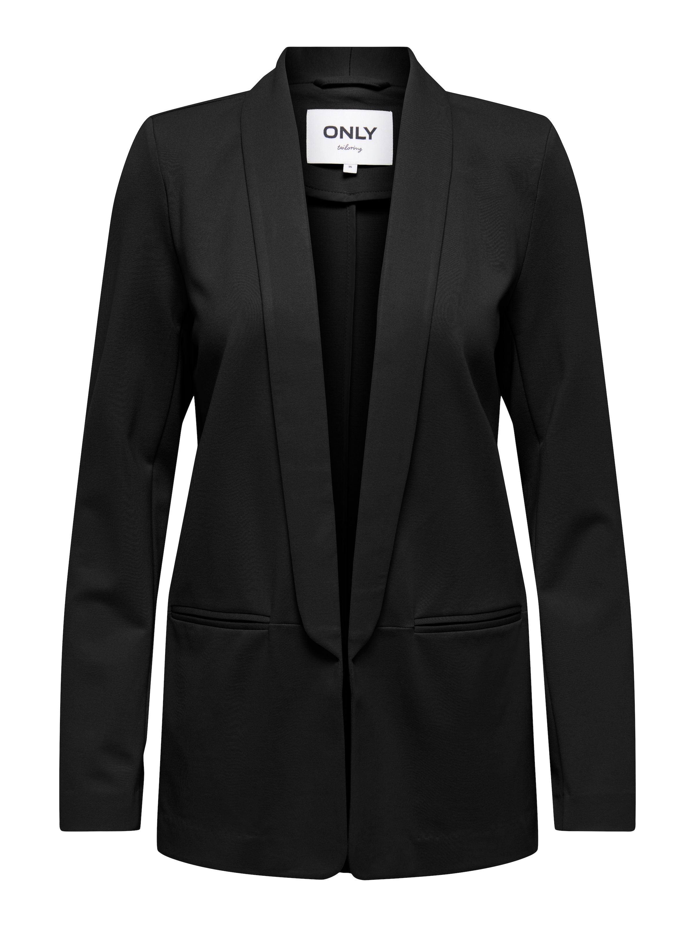 Image of ONLY Kurzblazer "ONLPOPTRASH-ELLY LIFE L/S BLAZER TLR" Viskosemischung, regular fit