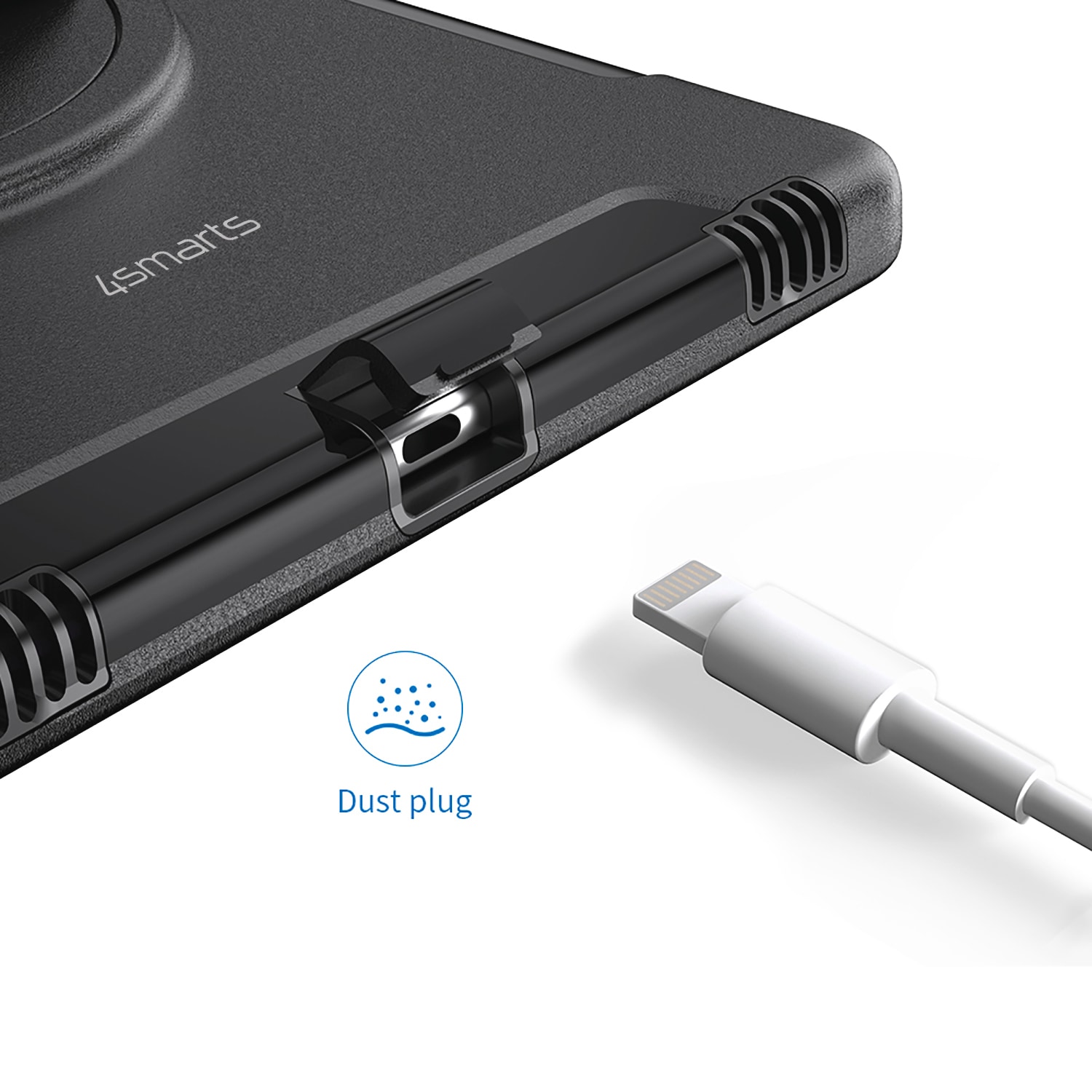 4smarts Backcover »Rugged Case Grip - iPad 10.9 (2022 10Gen)«