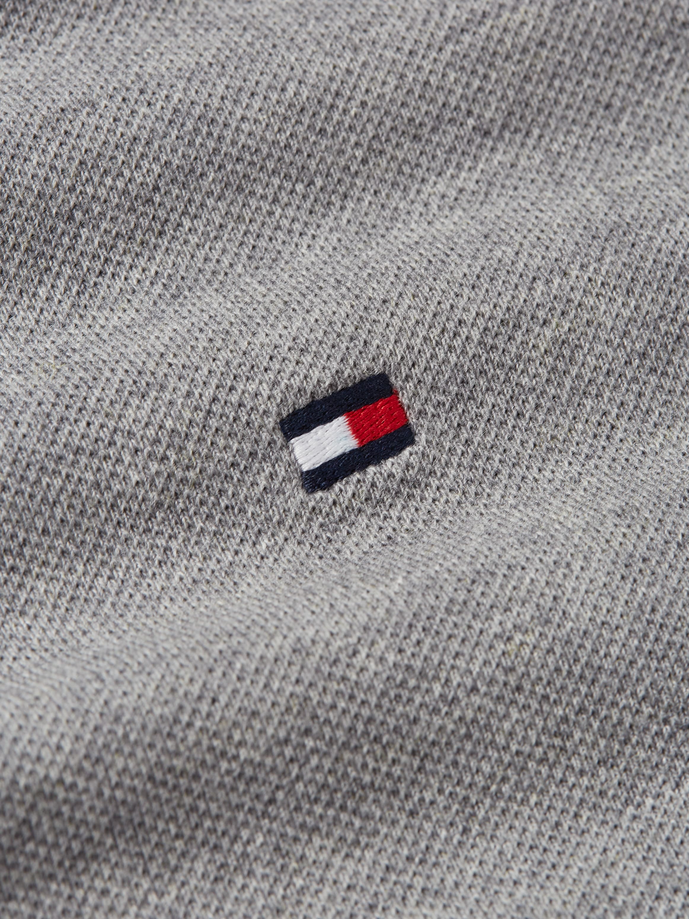 Tommy Hilfiger Poloshirt »1985 REGULAR POLO mit Kontraststreifen und Knopfleiste«, unifarben, sportlich, regular fit, Baumwollmix, Polokragen