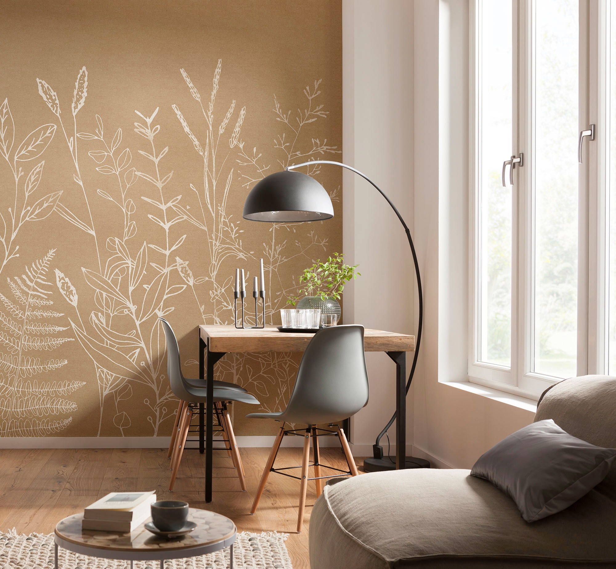 Komar Vliestapete »Digitaldruck Vlies - Herbs Garden - Grösse 200 x 250 cm«, bedruckt, Wohnzimmer, Schlafzimmer