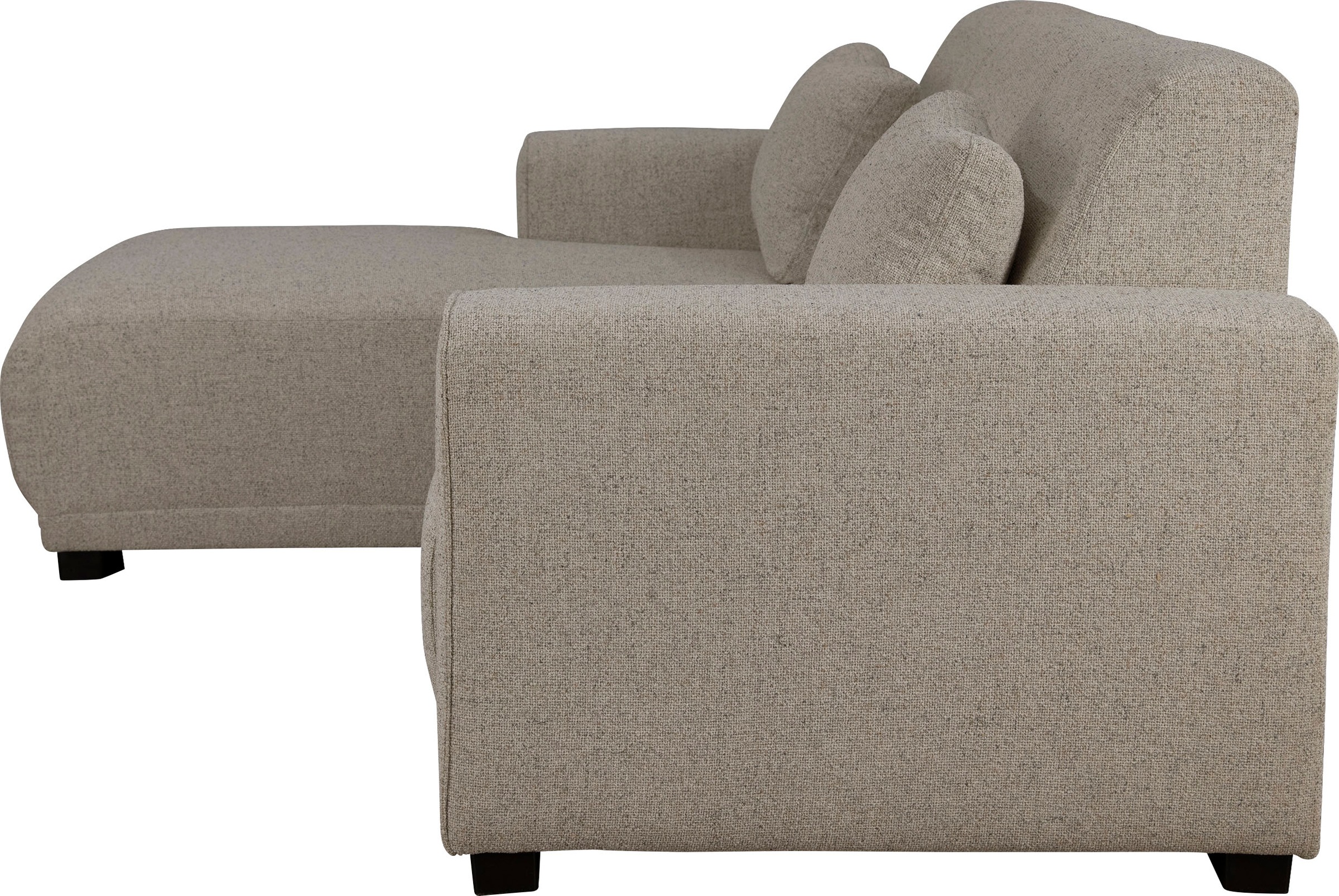 Home affaire Ecksofa »Bornholm incl. 2 Kissen, Stellmasse 234x162 cm L-Form«, Recamiere wahlweise links oder rechts bestellbar