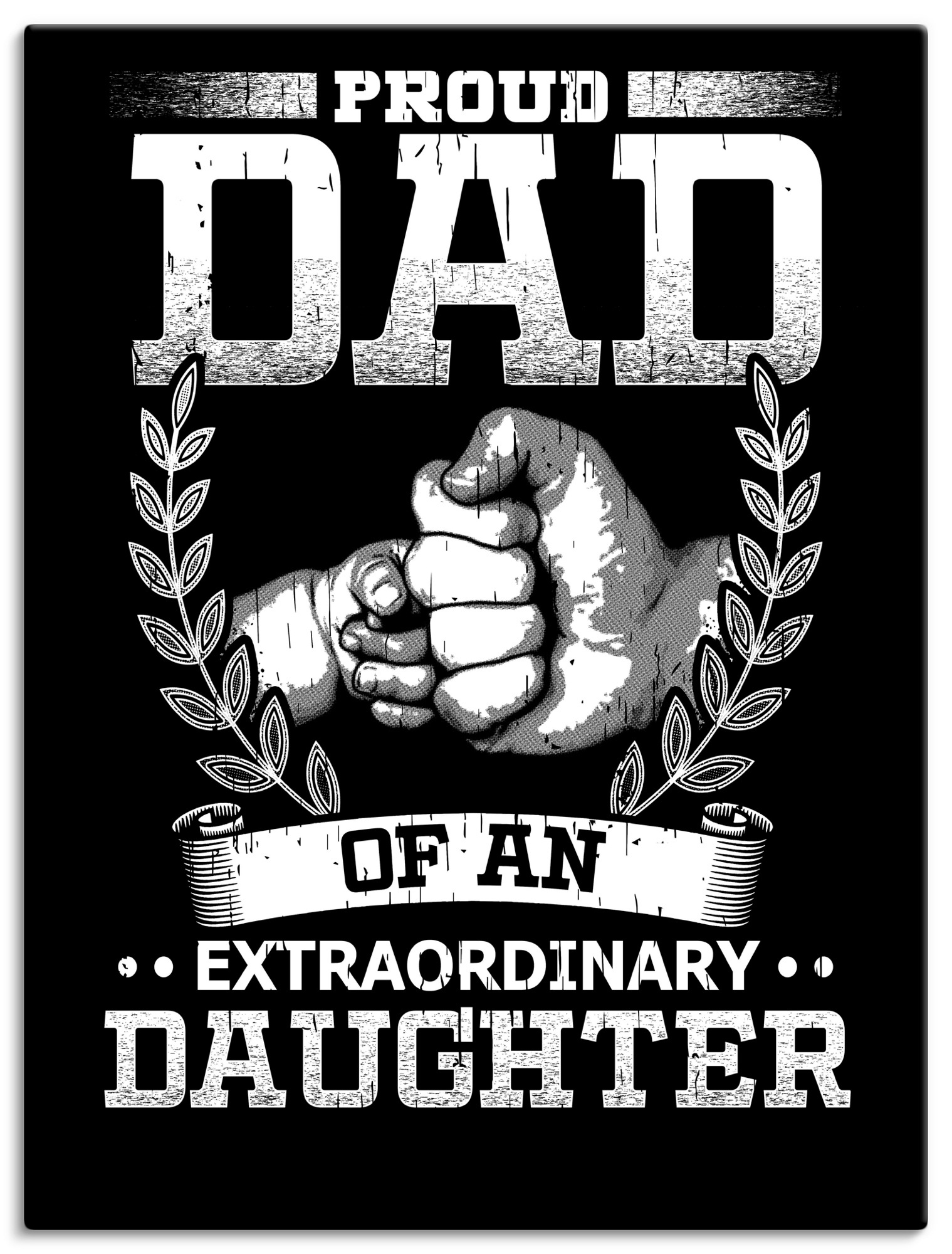 Image of Artland Wandbild »Spruch für stolzen Vater II«, Sprüche & Texte, (1 St.), in vielen Grössen & Produktarten - Alubild / Outdoorbild für den Aussenbereich, Leinwandbild, Poster, Wandaufkleber / Wandtattoo auch für Badezimmer geeignet bei Ackermann Versand S
