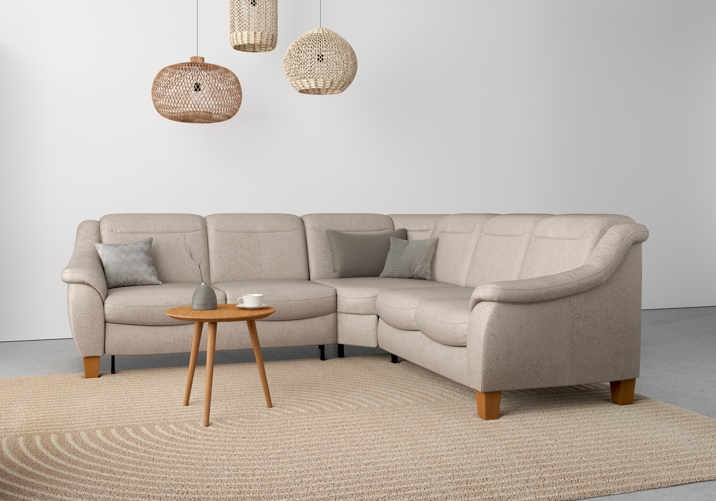 Image of Home affaire Ecksofa "Caldera L-Form" Federkern, wahlweise mit Kopfteilverstellung, Bettfunktion, Bettkasten