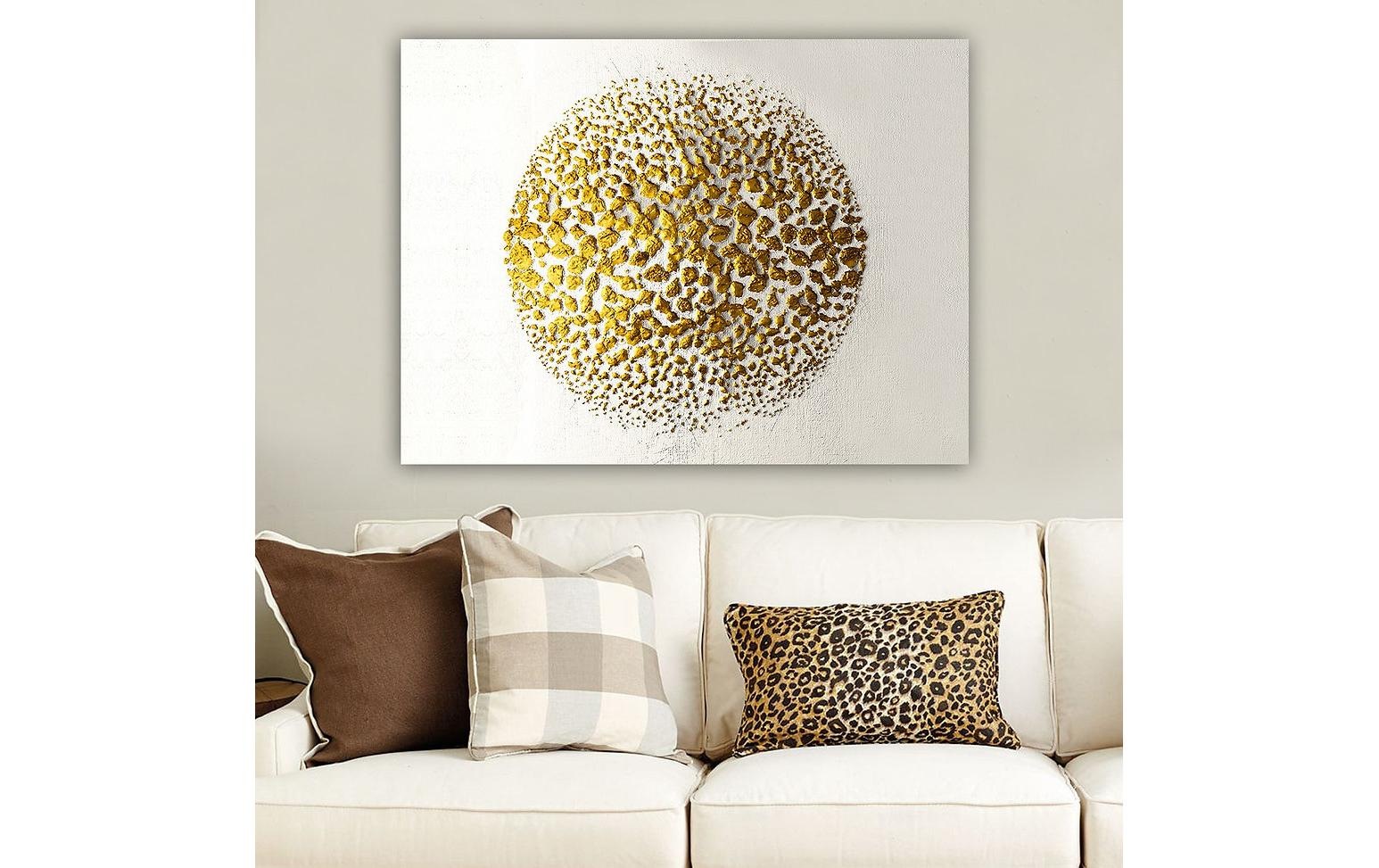 Wandbild »Wallxpert Bild Golden Circle 70 x 100 cm«