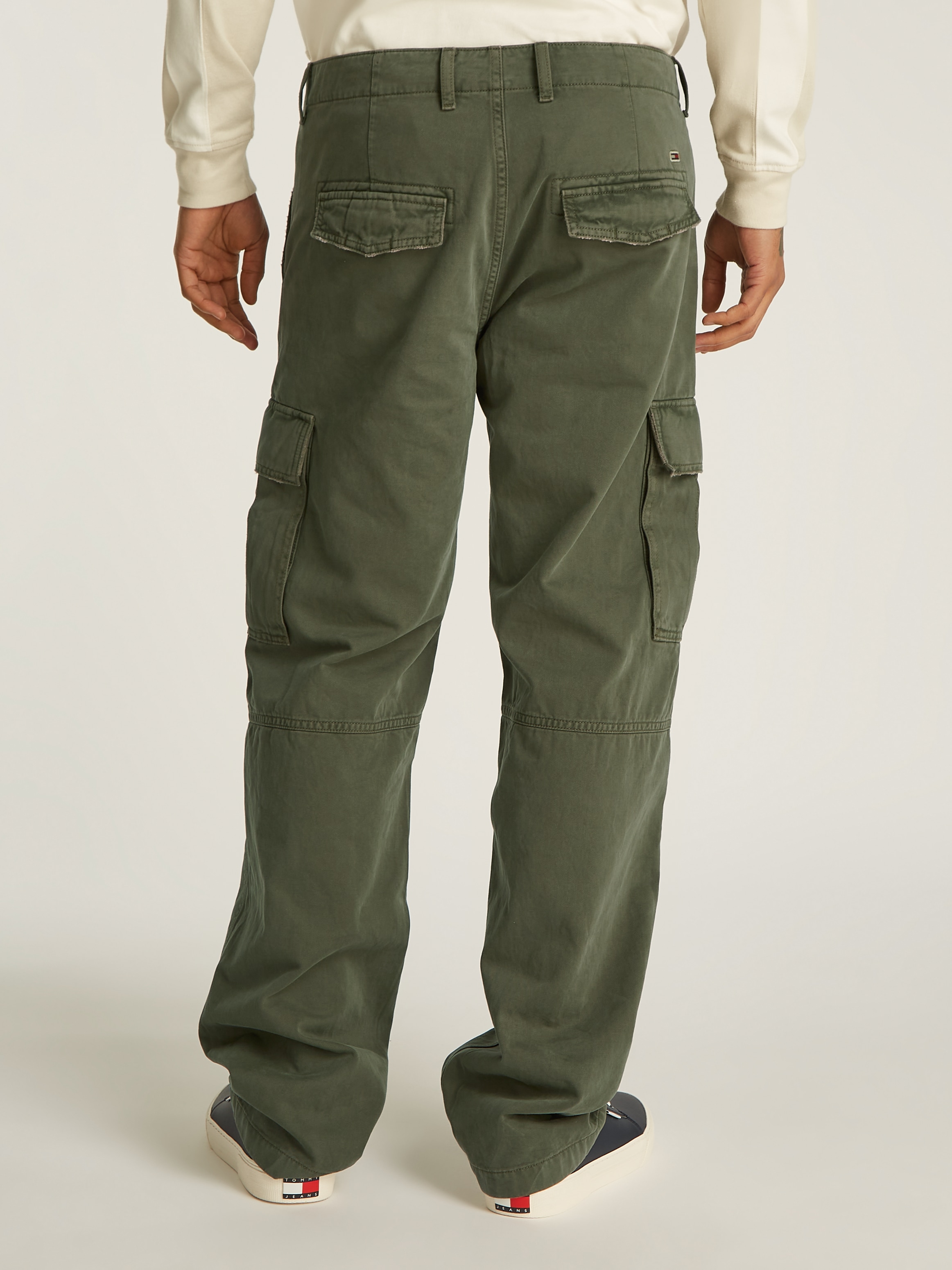 Tommy Jeans Cargohose »TJM JAIMIE COTTON CARGO«, mit Kniefalten