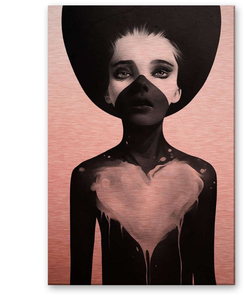 Image of Wall-Art Metallbild »Metallbild Liebe und Maske«, (1 St.) bei Ackermann Versand Schweiz