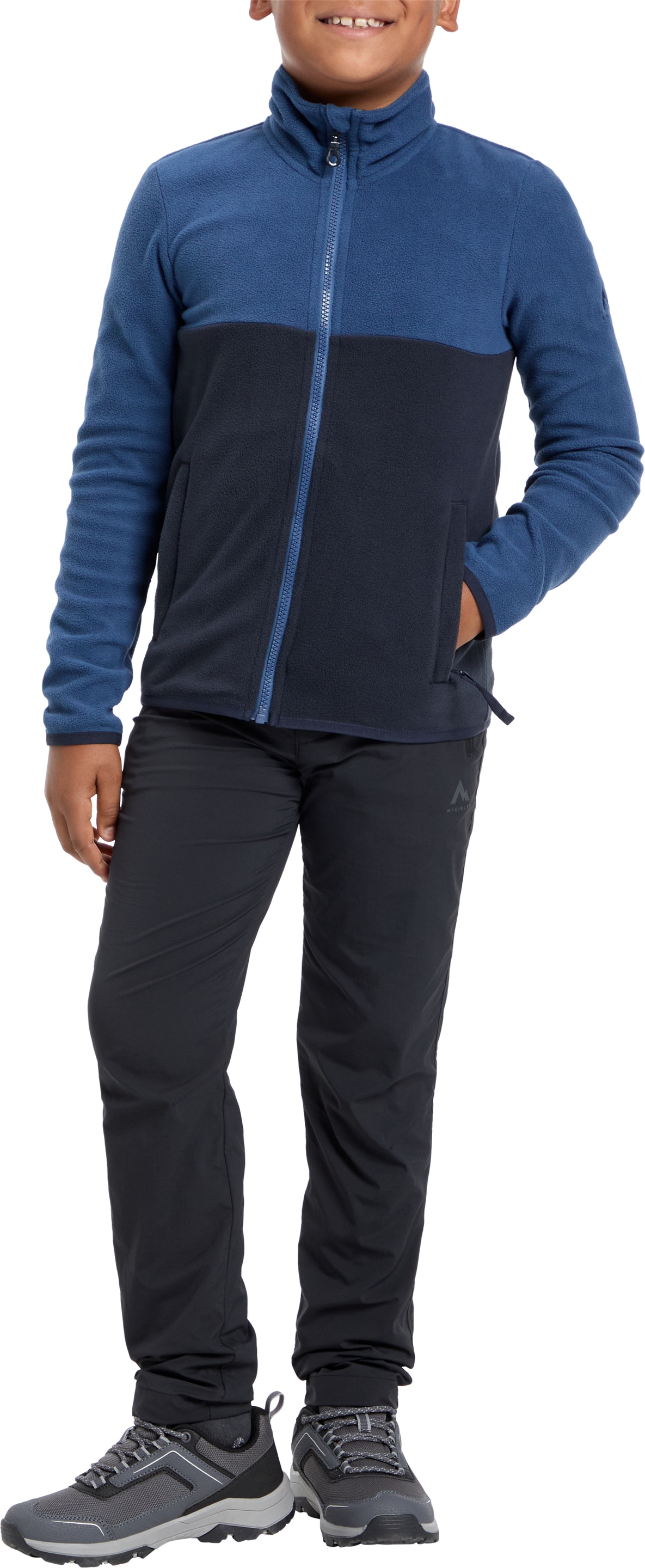 McKINLEY Veste polaire »JU.-UNTERJACKE AMARO FZ FL B« look colorblock, poches zippées