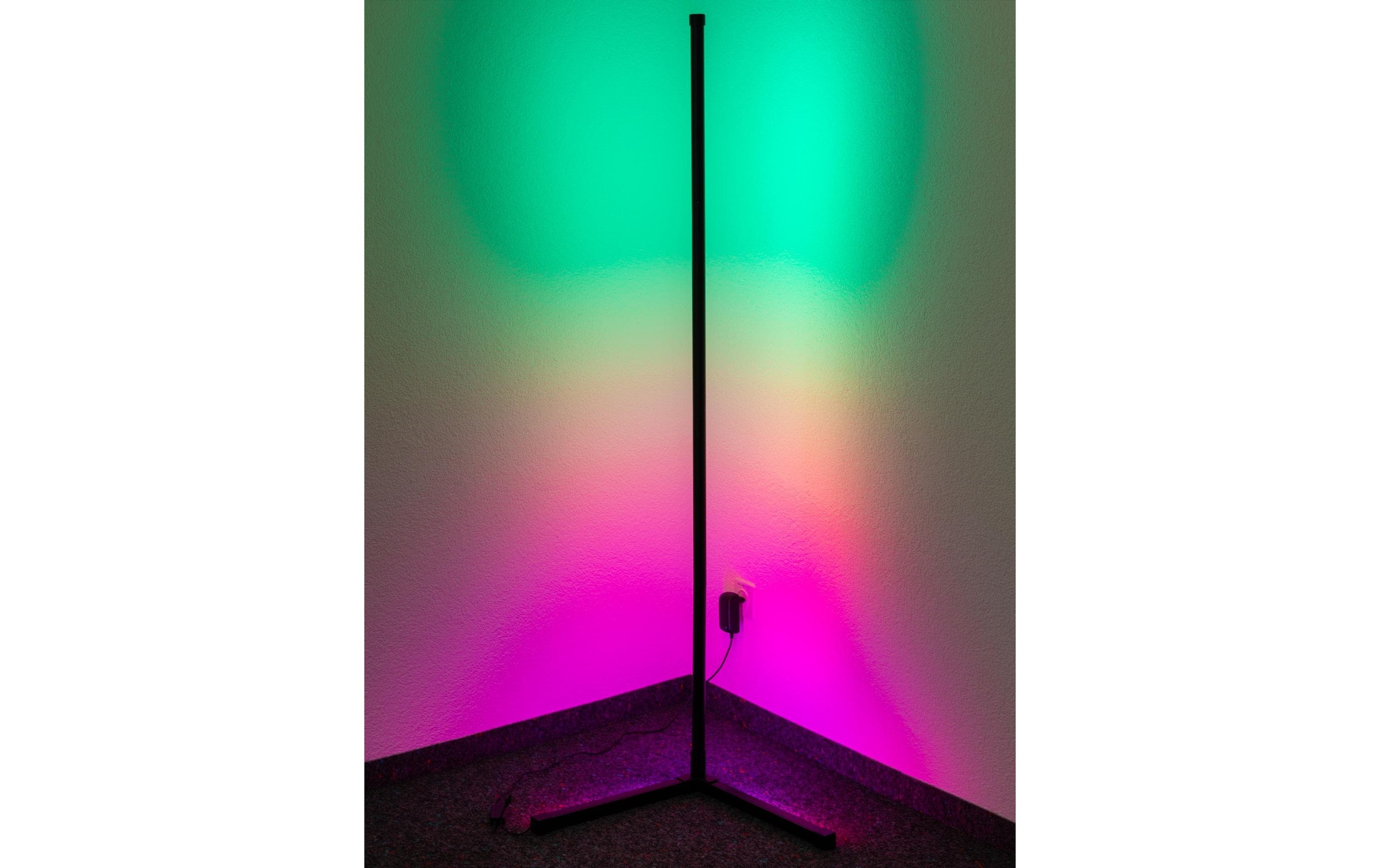Stehlampe »FTM RGB schwarz 1.56m 27W«, 138 flammig