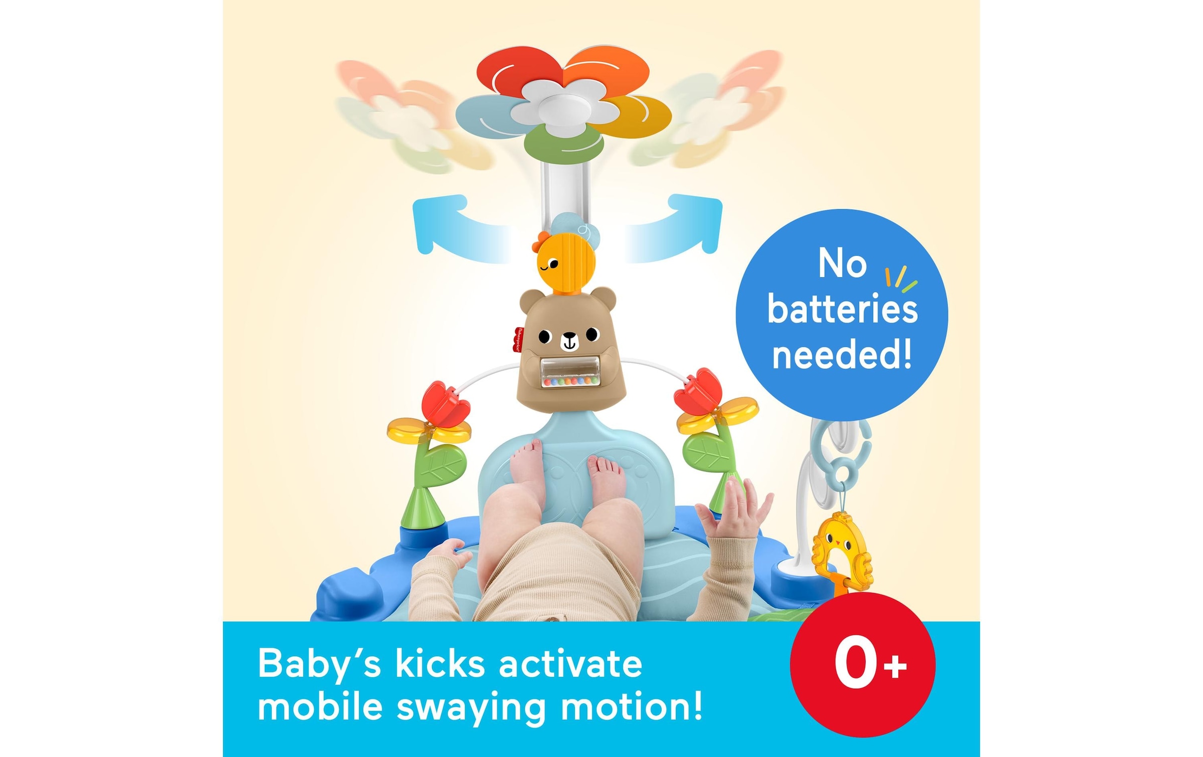 Fisher-Price® Arche de jeu »Balanced Beginnings 3-in-1 Kick & Sway«