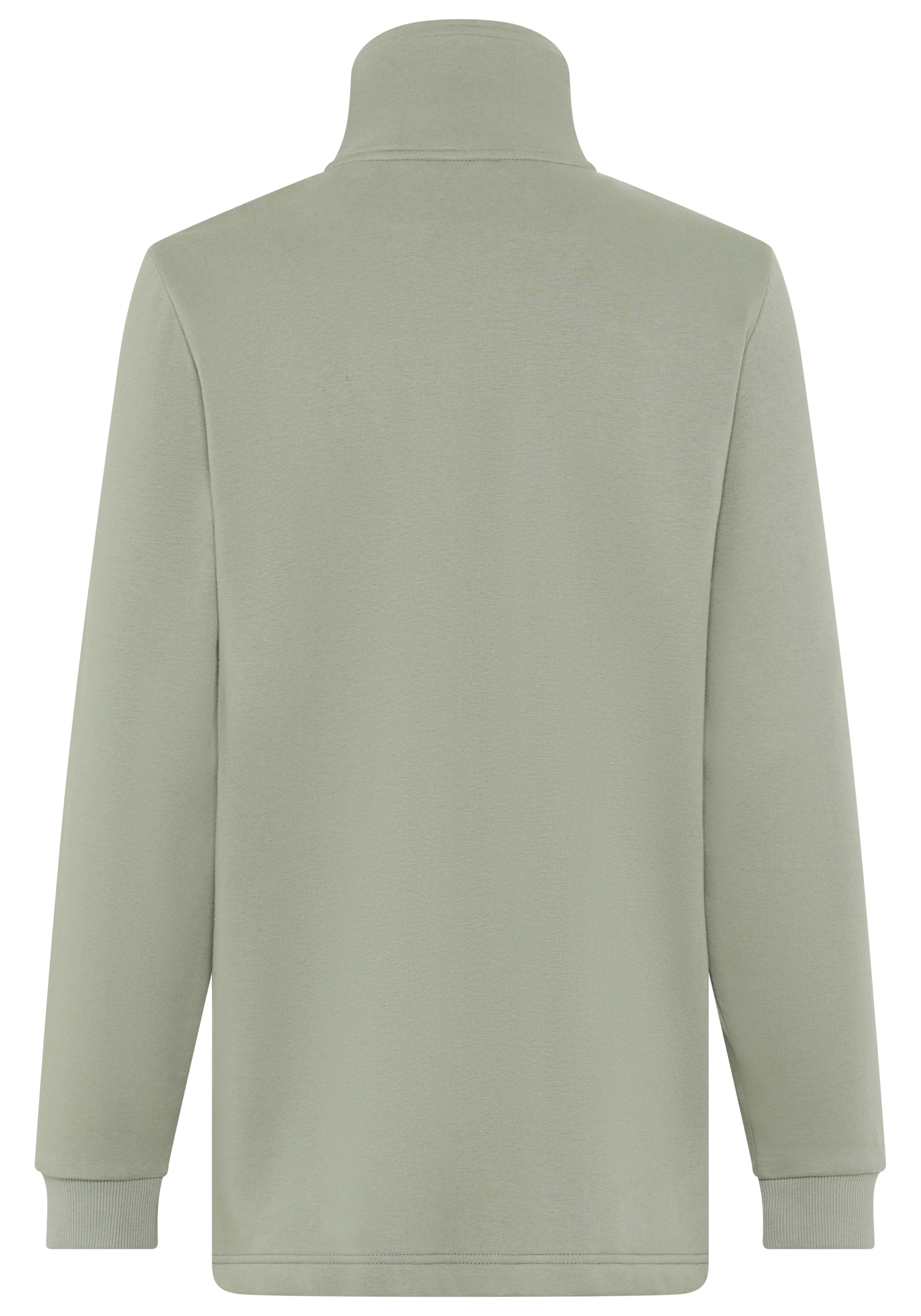 Laura Scott Sweatjacke, Weiche Baumwollmischung mit Stehkragen und Aussentaschen