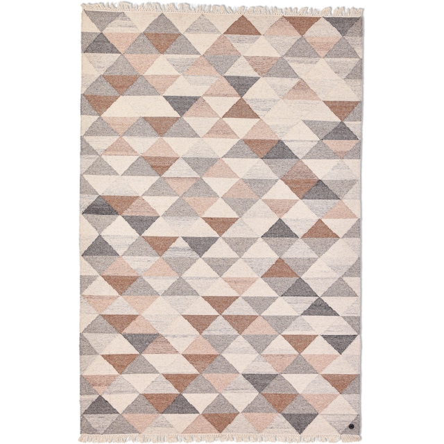 TOM TAILOR HOME Teppich »Triangle Kelim«, rechteckig, handgewebt, mit  Fransen, Boho-Style kaufen