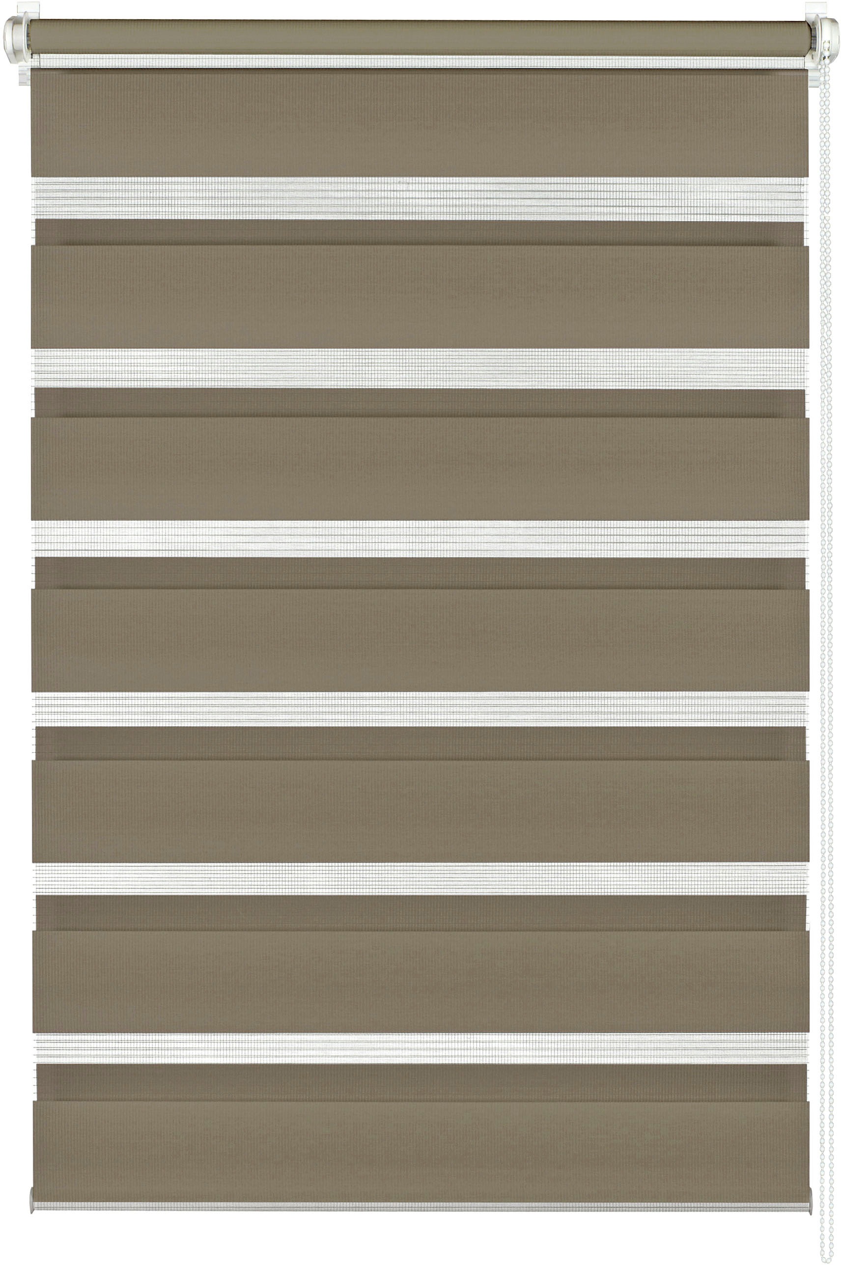 Image of GARDINIA Doppelrollo »Easyfix Doppelrollo«, halbtransparent, ohne Bohren, segmentweise gewebter Stoff bei Ackermann Versand Schweiz