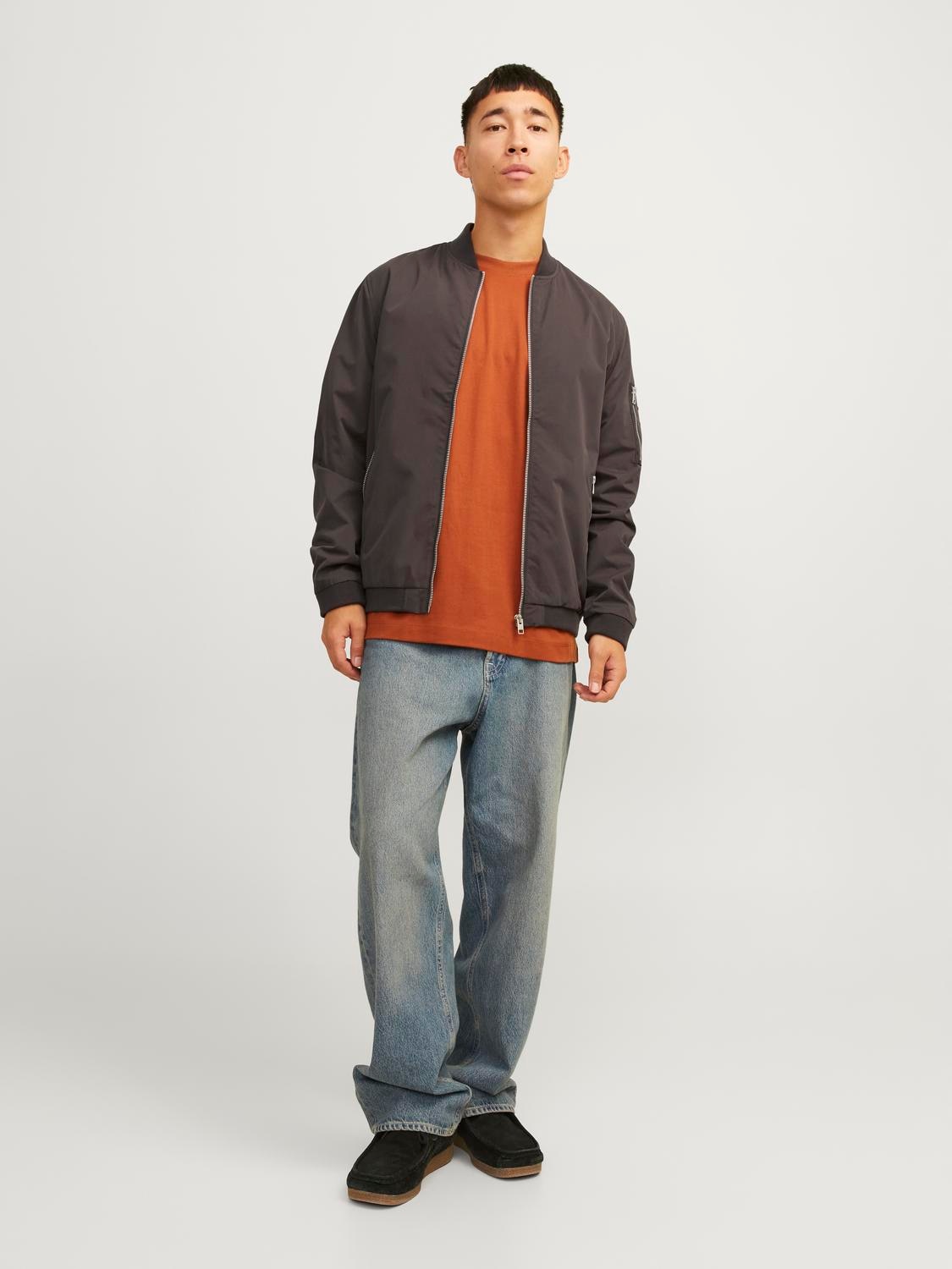 Jack & Jones Blouson »JJERUSH BOMBER NOOS«, ohne Kapuze, mit Reissverschlusstaschen