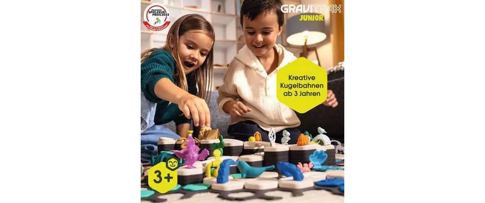 Ravensburger Kugelbahn-Bausatz »GraviTrax Junior Starter-Set XXL Dino«