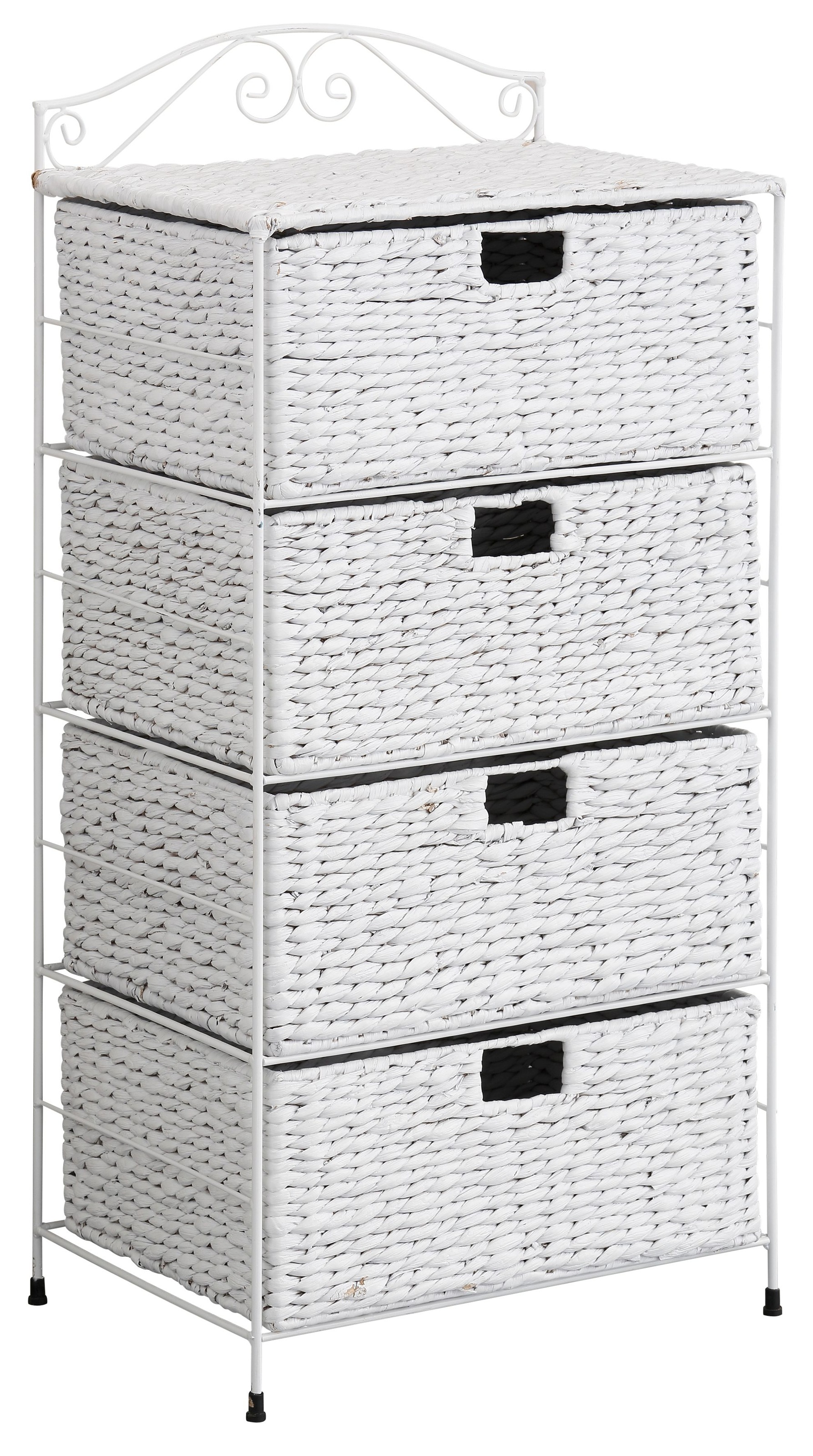 Image of Home affaire Regal »Roman«, mit vier Körben aus Wasserhyazinthe, mit einem Metallgestell, Höhe 95 cm bei Ackermann Versand Schweiz