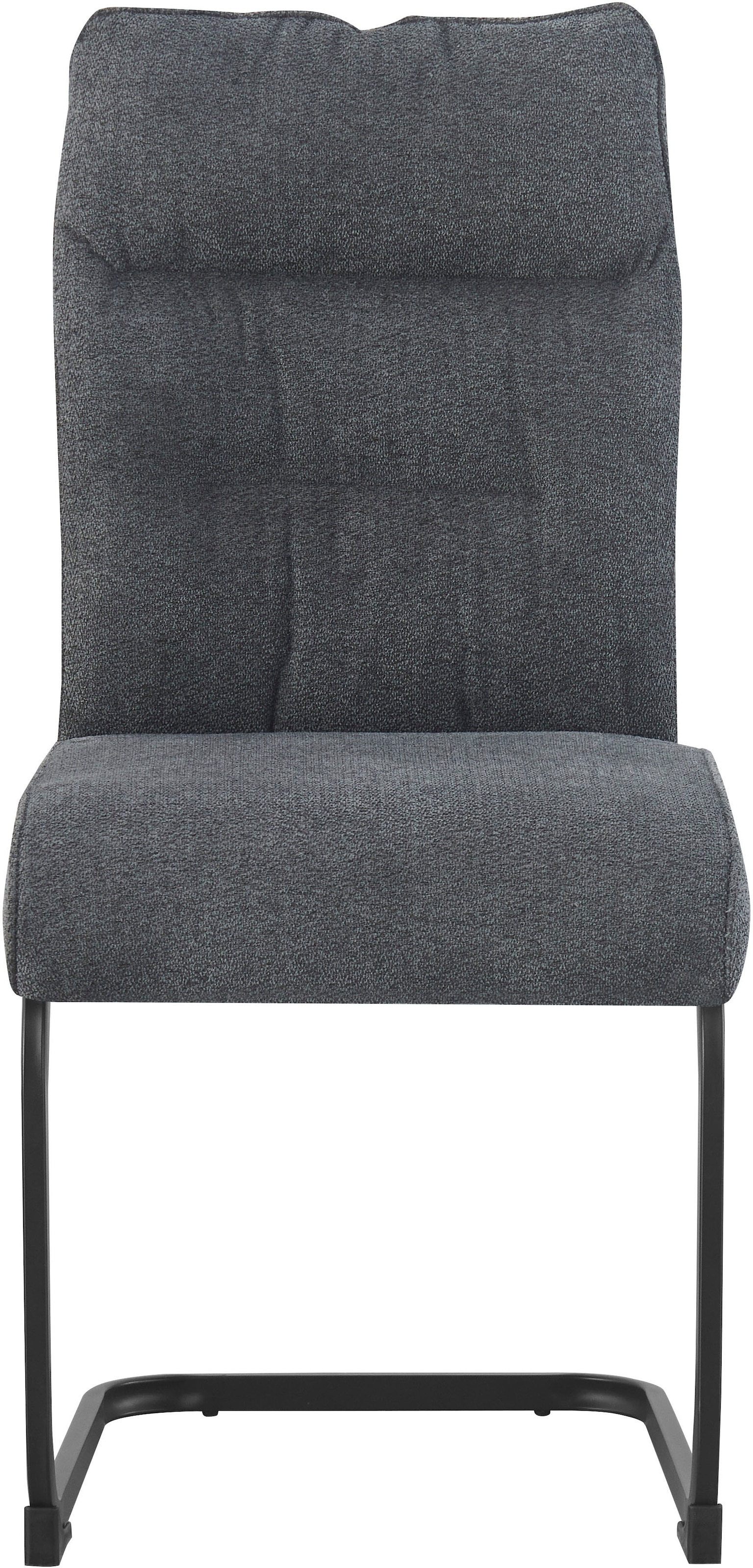 Home affaire Esszimmerstuhl »BARRIE, 2er Set, mit Metallgestell in matt schwarz« (Set) 2 Stk.in verschiedenen Farben, Belsatbarkeit pro Stuhl 120 kg, mit Armlehne