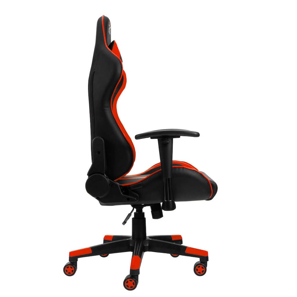 Hyrican Gaming-Stuhl »"Striker Copilot" schwarz/rot, Kunstleder, ergonomischer Gamingstuhl«