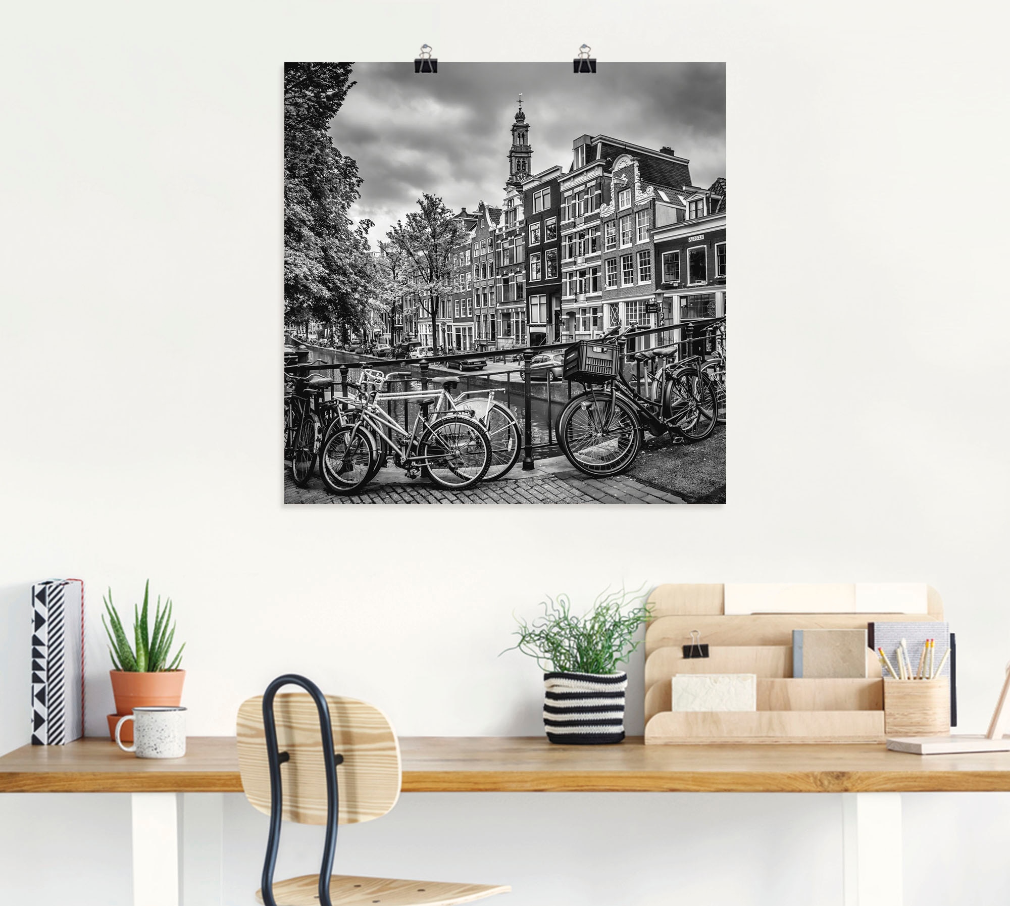 Artland Poster »Amsterdam Bloemgracht II«, Amsterdam, (1 St.), als Alubild, Leinwandbild, Wandaufkleber oder Poster in versch. Grössen