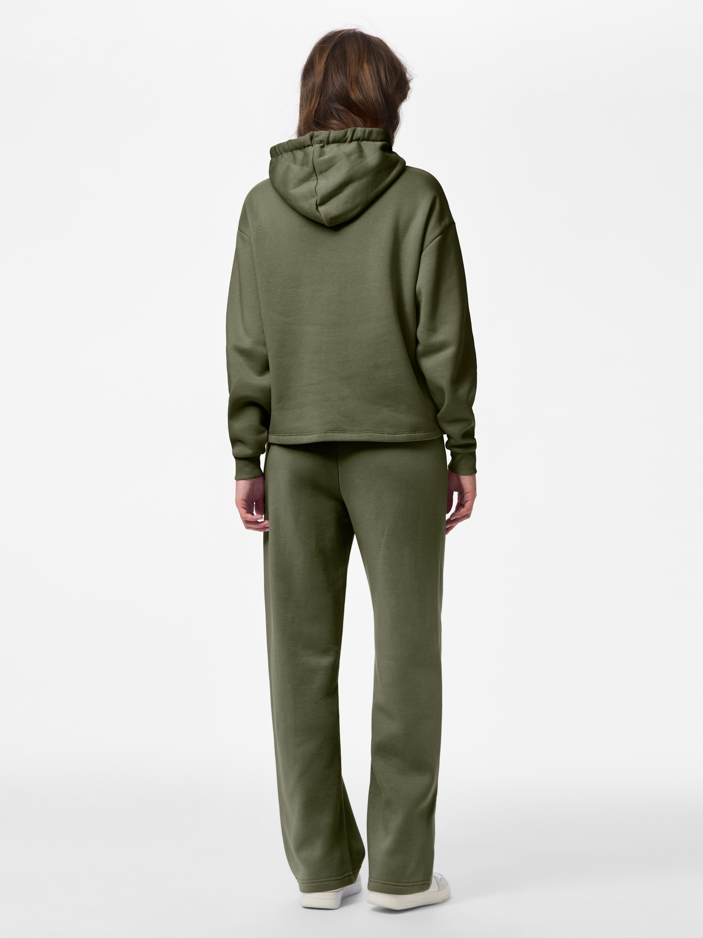 pieces Sweat à capuche »PCCHILLI LS GLITTER HOODIE NOOS BC«, avec cordon de serrage contrastant
