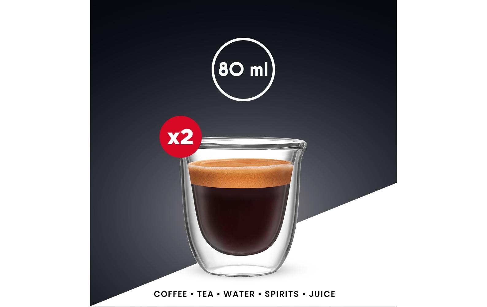 BIALETTI Espressotasse »Becher Firenze 80«, (2 tlg.)