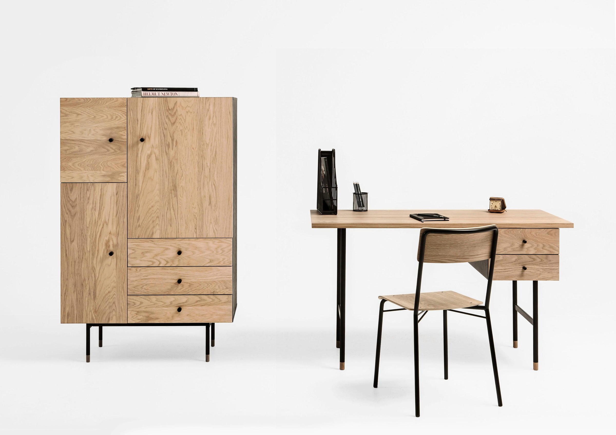 Woodman Highboard »Jugend Kommode«, Stauraumschrank mit Soft Close Funktion, Breite 90 cm, FSC®